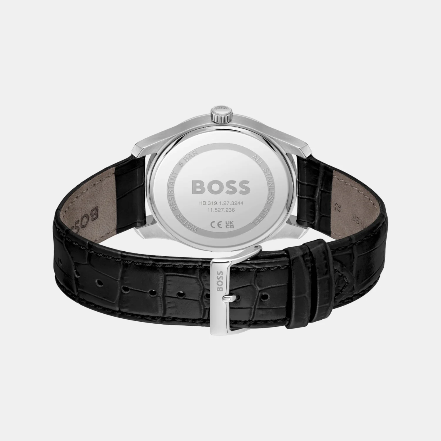 Principle Master Men Quartz Black Dial Multi-Function Leather Watch 1514272 - Image 3