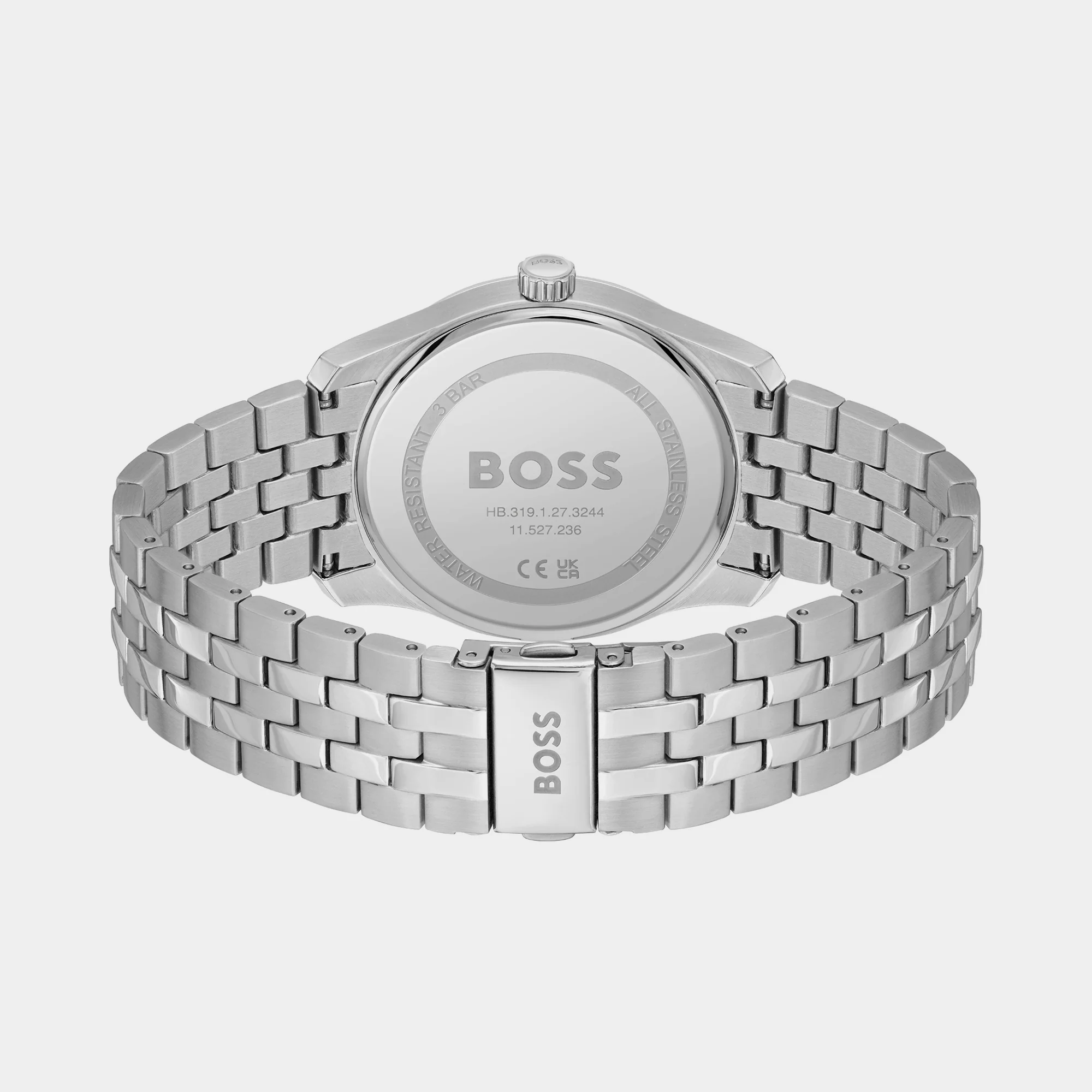 Principle Men Quartz Grey Dial Analog Stainless Steel Watch 1514116 - Image 3