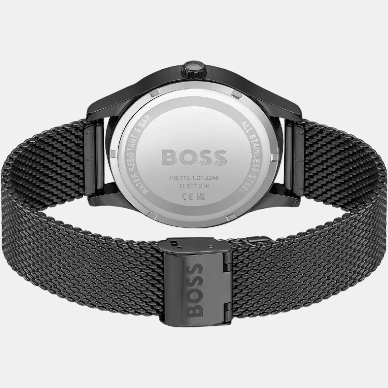Purity Men Quartz Black Dial Analog Stainless Steel Watch 1513986 - Image 3
