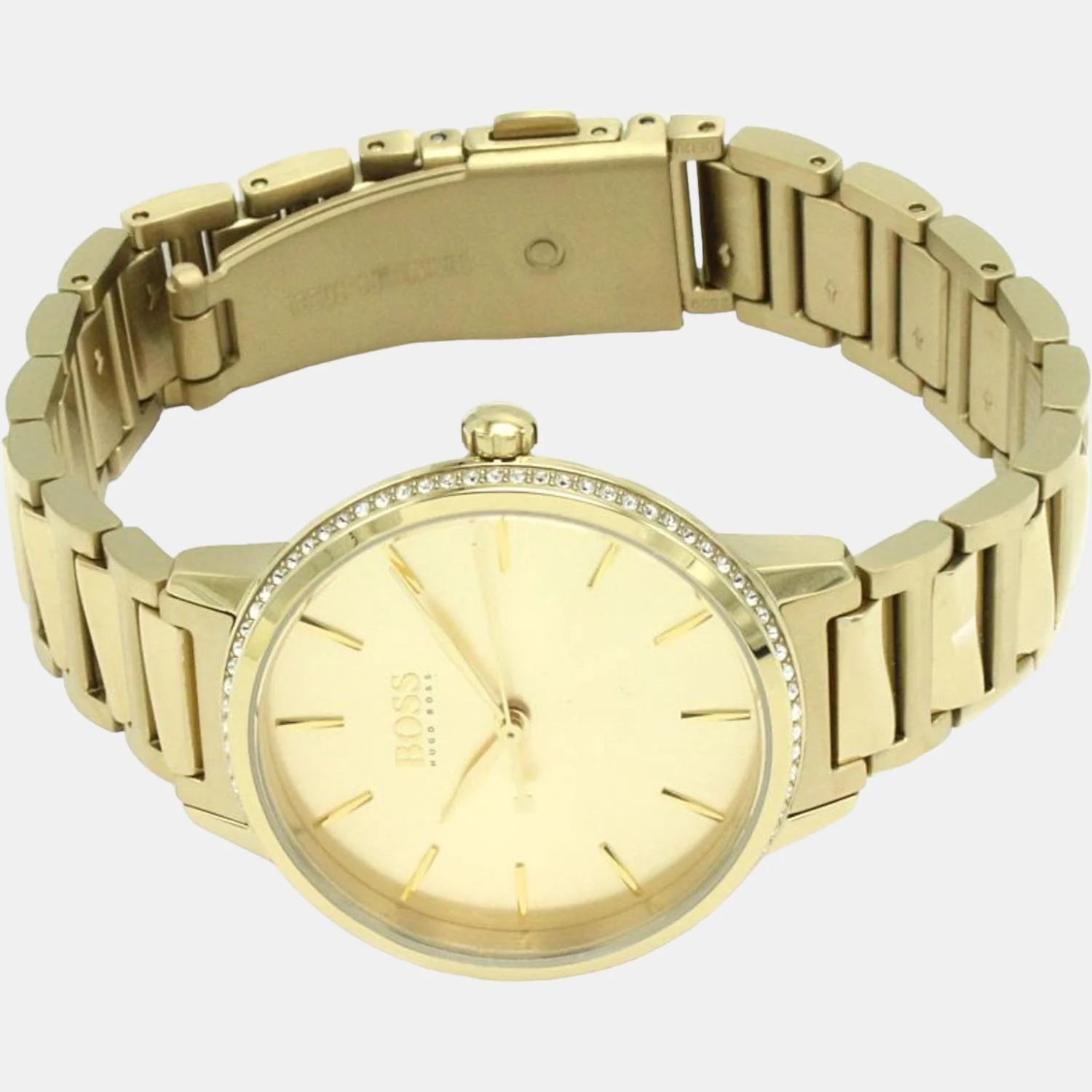Signature Women Quartz Gold Dial Analog Stainless Steel Watch 1502541 - Image 5