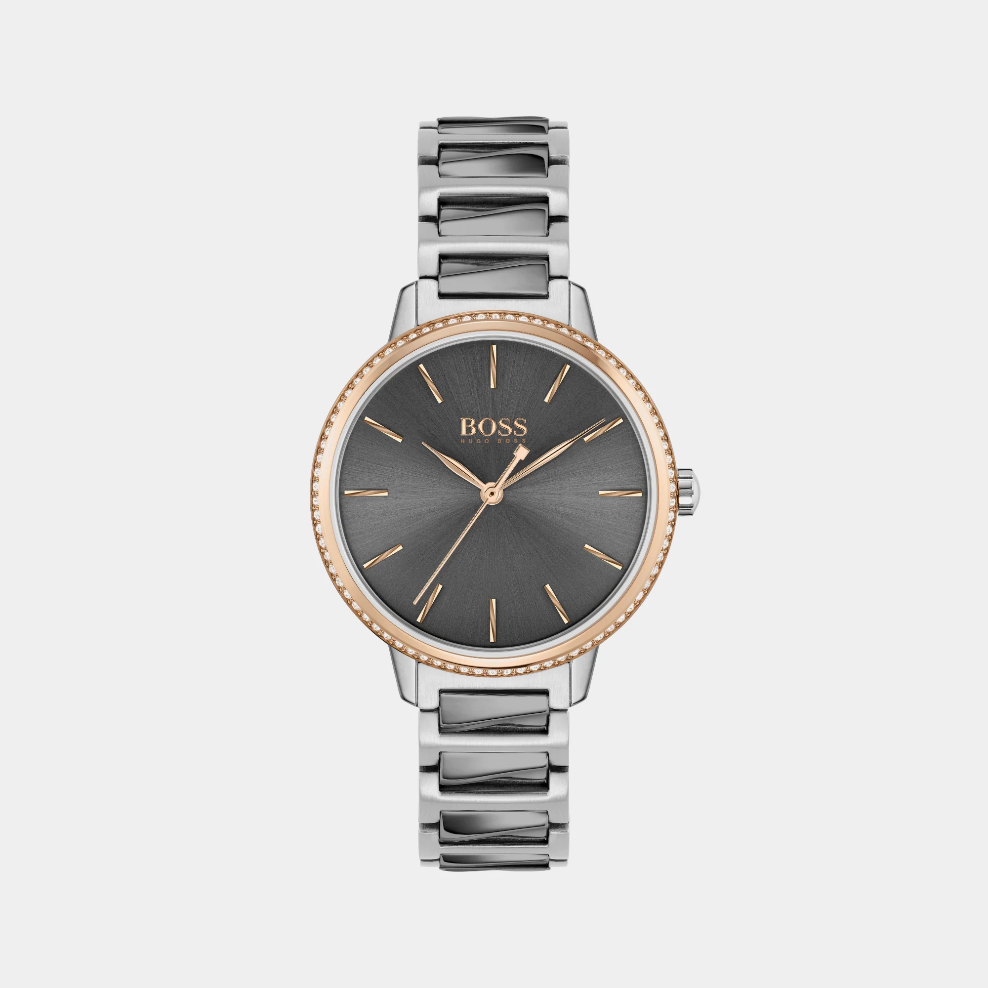 Signature Women Quartz Grey Dial Analog Stainless Steel Watch 1502569