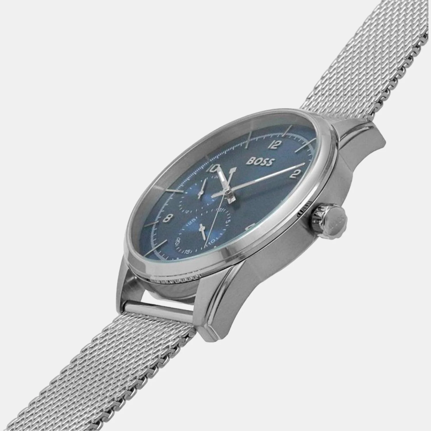 Sophio Men Quartz Blue Dial Chronograph Stainless Steel Watch 1513942 - Image 4