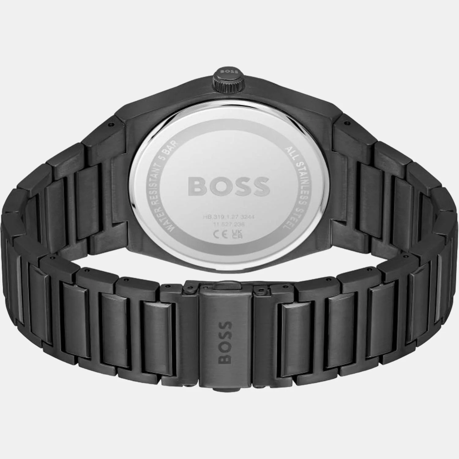 Steer Men Quartz Black Dial Analog Stainless Steel Watch 1513994 - Image 2