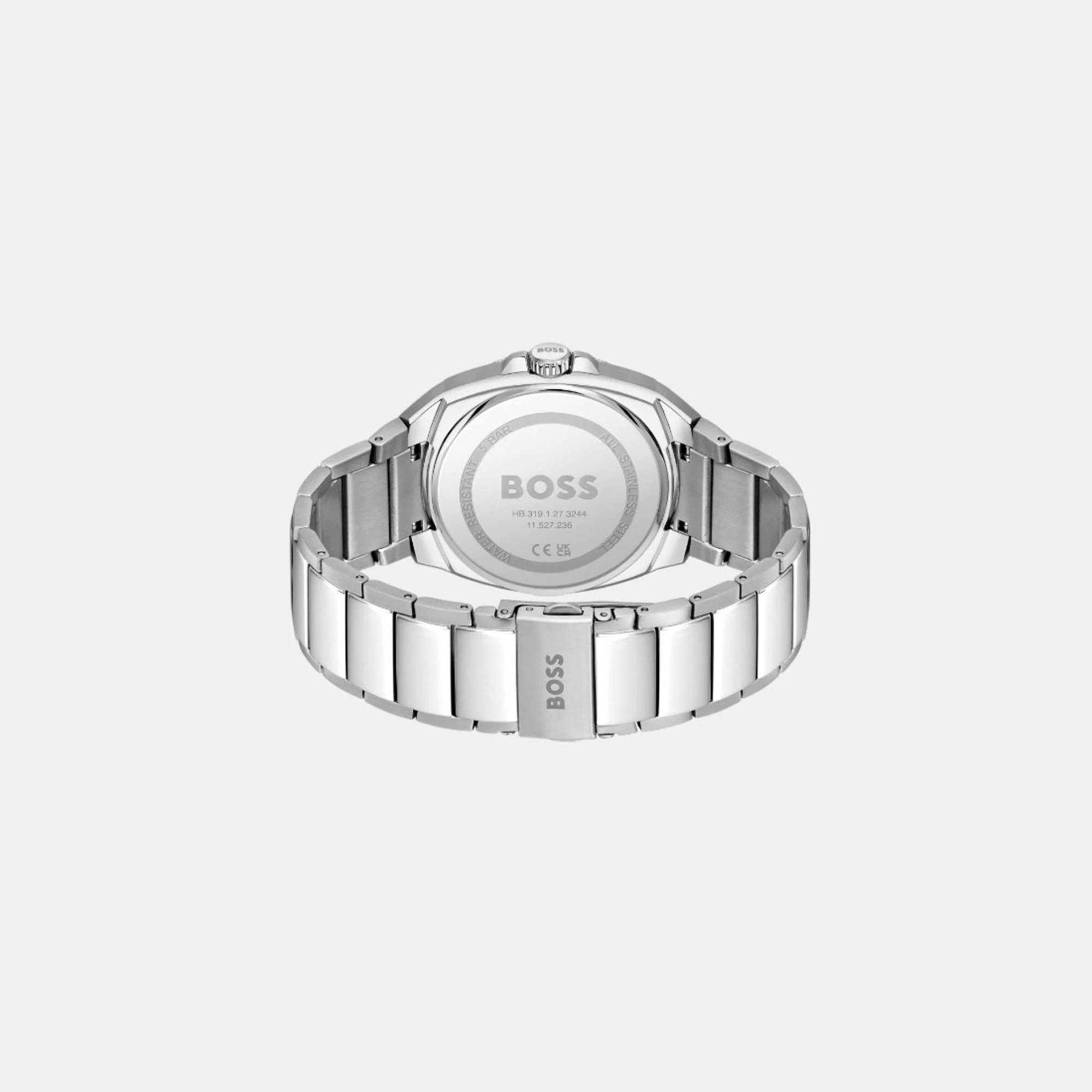 Walker Men Quartz Black Dial Analog Stainless Steel Watch 1514136 - Image 3