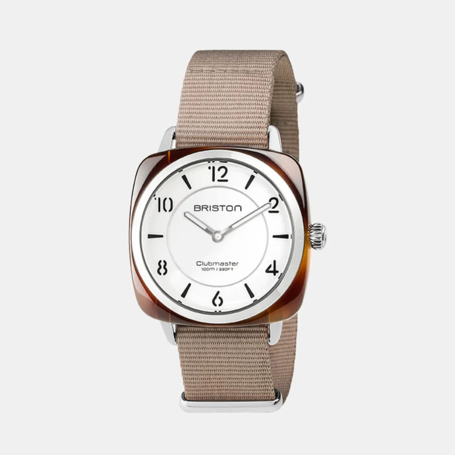 Clubmaster Chic Women Quartz White Dial Analog NATO Watch 17536.SA.T.2.NT - Image 2