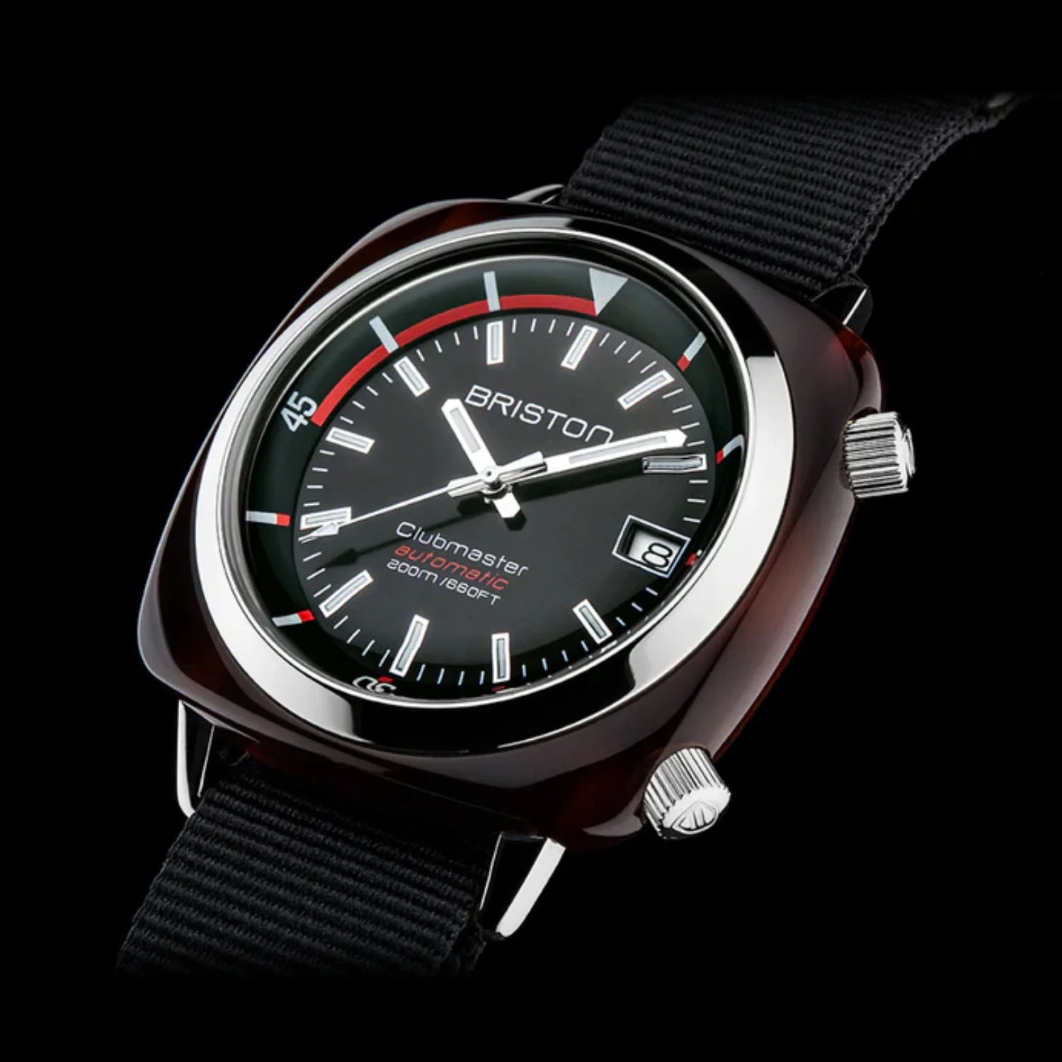 Clubmaster Diver Men Automatic Black Dial Analog NATO Watch 17642.SA.TD.1.NB - Image 2