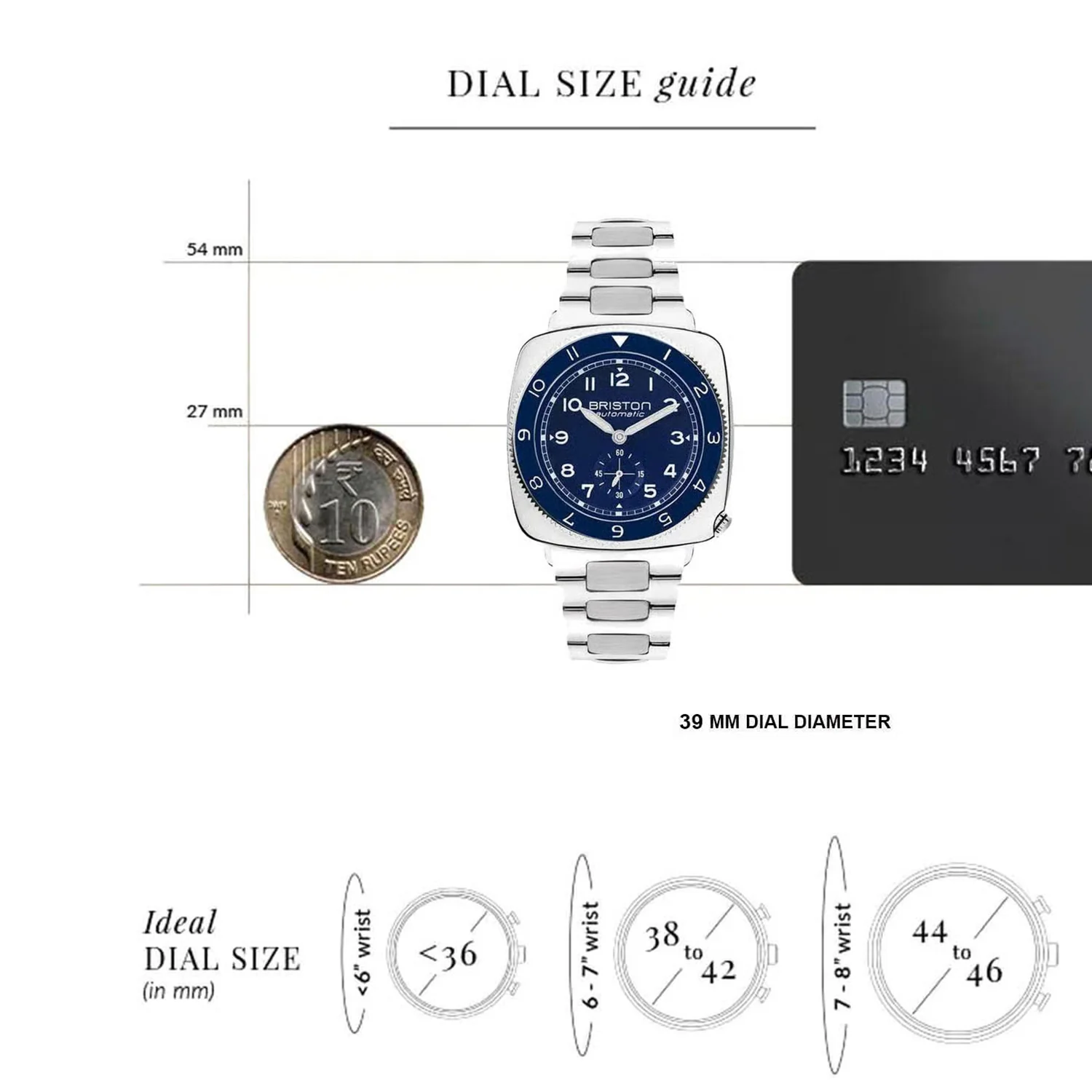 Clubmaster Legend Men Automatic Navy Blue Dial Analog Stainless Steel Watch 241639.PS.L.15.SB - Image 4
