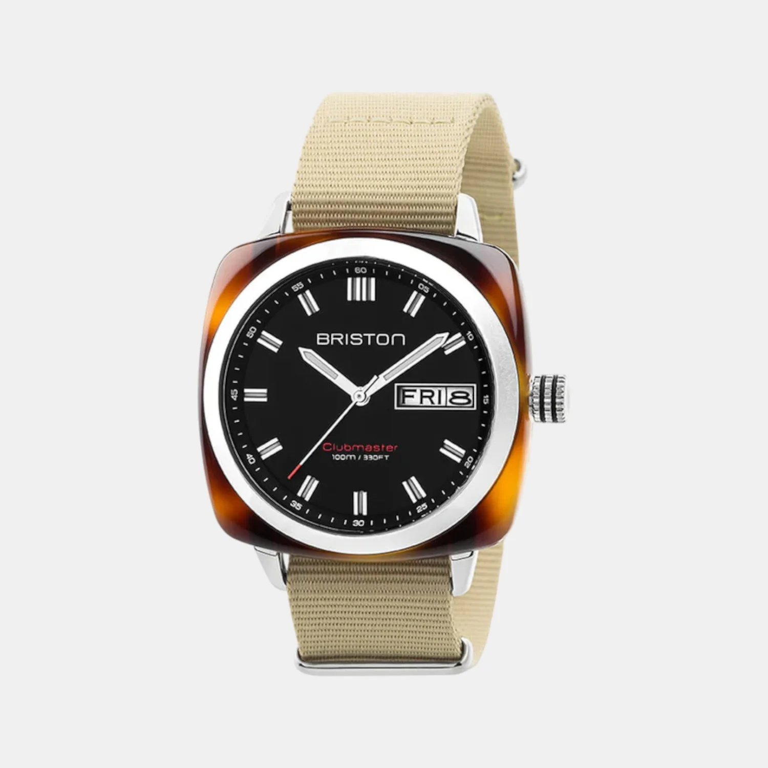 Clubmaster Sport Men Quartz Black Dial Analog NATO Watch 17342.SA.TS.1.NK - Image 2