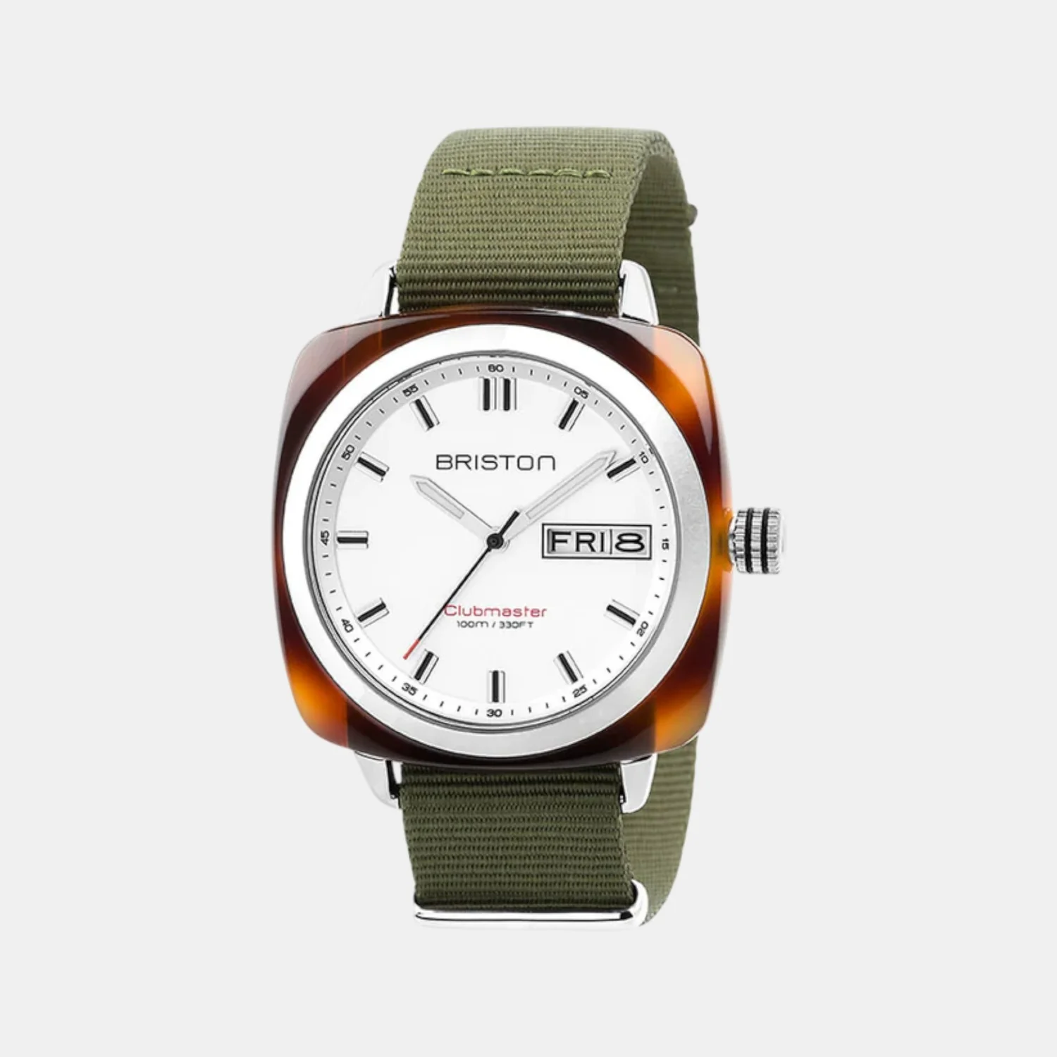 Clubmaster Sport Men Quartz White Dial Analog NATO Watch 17342.SA.TS.2.NGA - Image 2