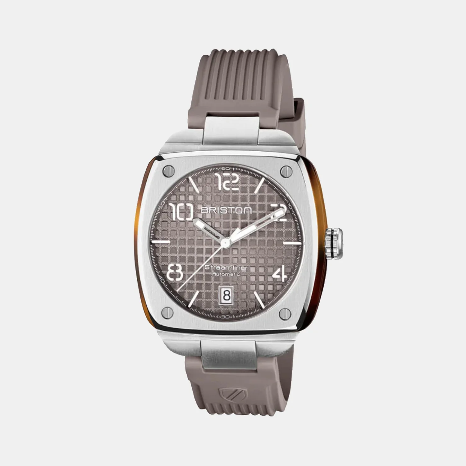 Streamliner Urban Men Automatic Grey Taupe Dial Analog Rubber Watch 23640.S.T.30.RT