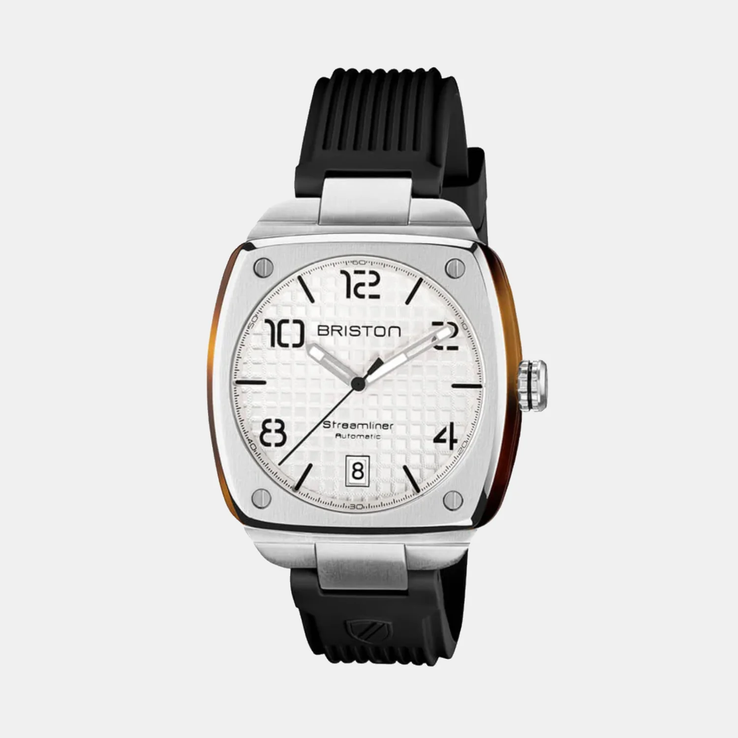 Streamliner Urban Men Automatic White Dial Analog Rubber Watch 23640.S.T.2.RB