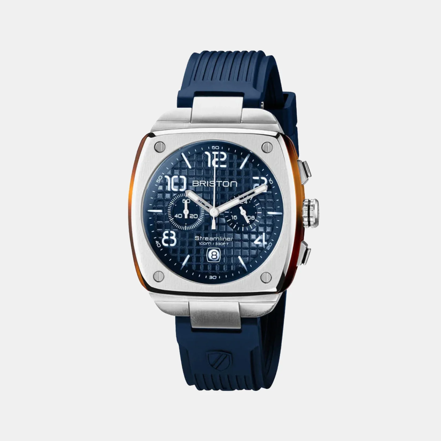Streamliner Urban Men Quartz Navy Blue Dial Chronograph Rubber Watch 22142.S.T.15.RNB