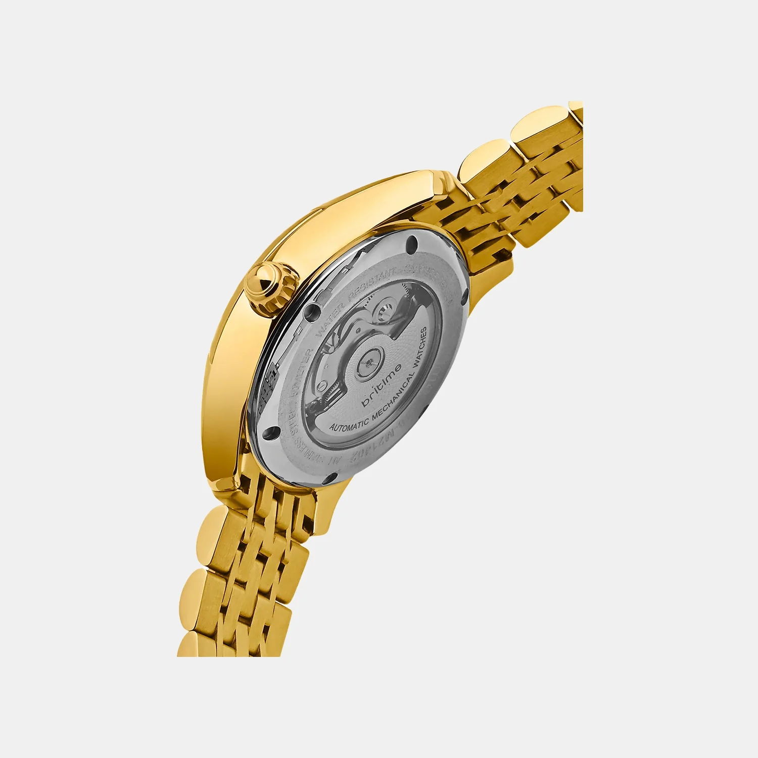 Men Automatic Green Dial Analog Metal Watch 318-M21402 - Image 5