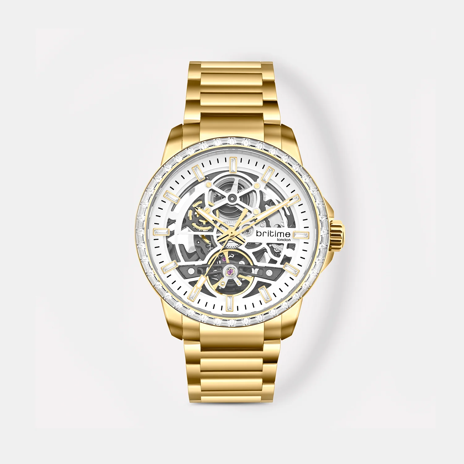 Vantor Men Automatic Silver Dial Analog Metal Watch 585-M20302