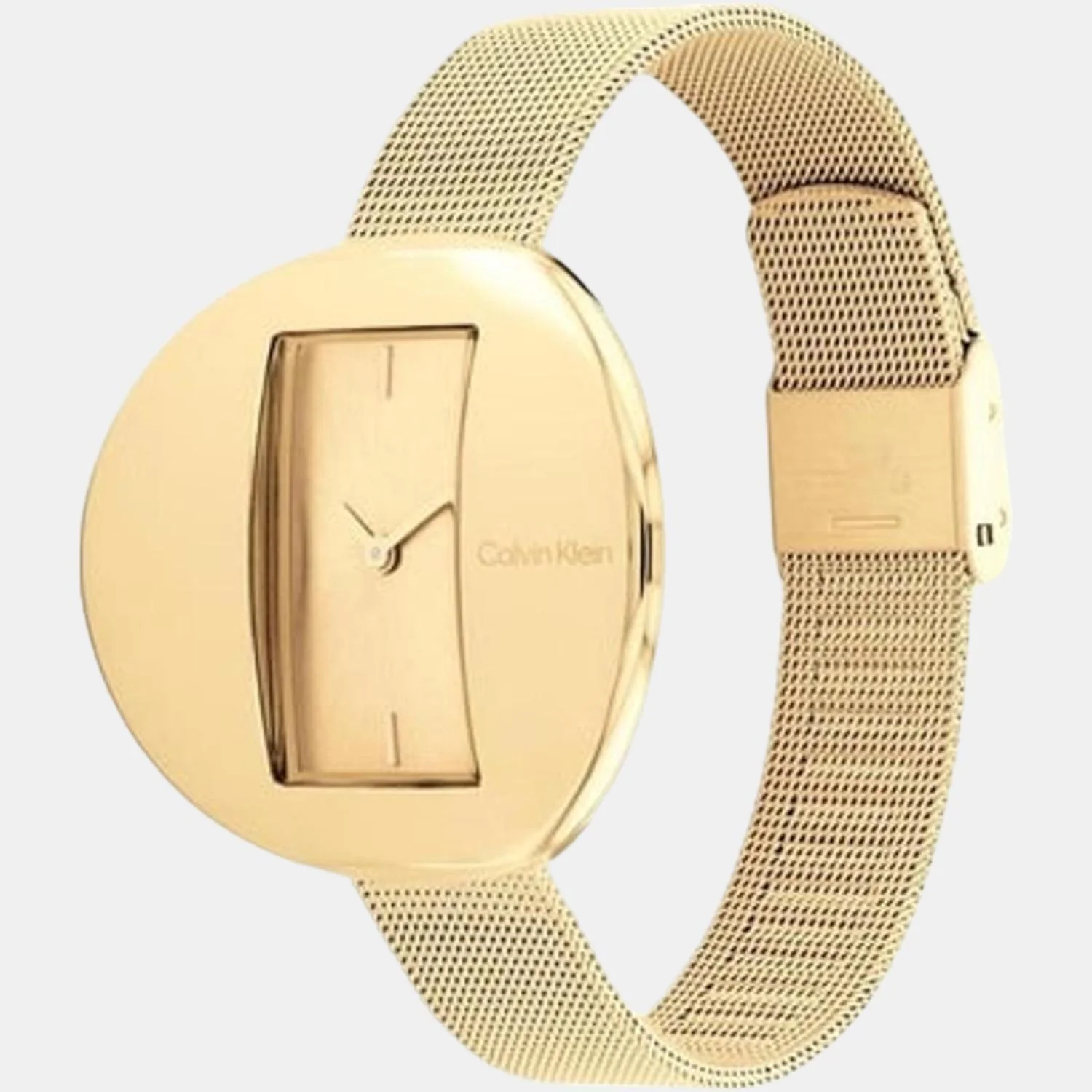 Circular Women Quartz Gold Dial Analog Stainless Steel Watch 25200146 - Image 2