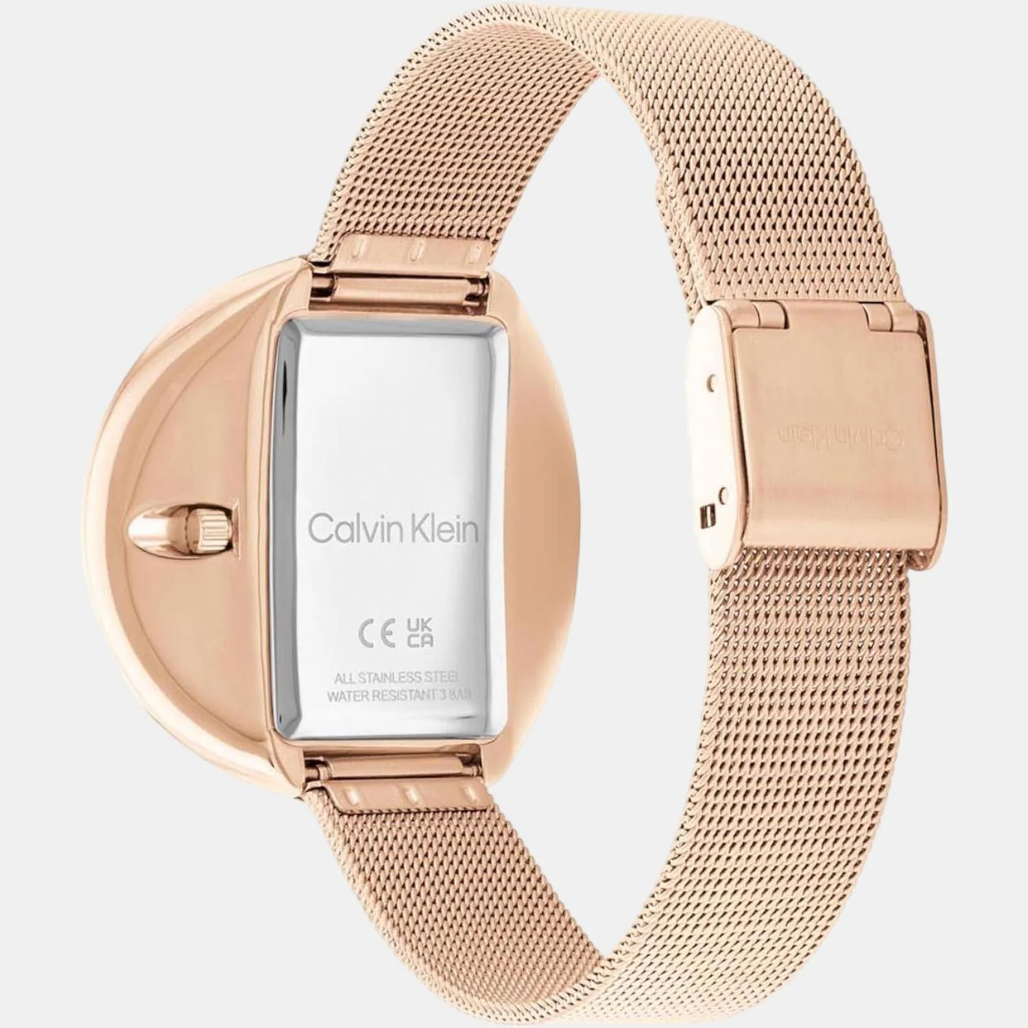 Circular Women Quartz Rose Gold Dial Analog Stainless Steel Watch 25200017 - Image 2