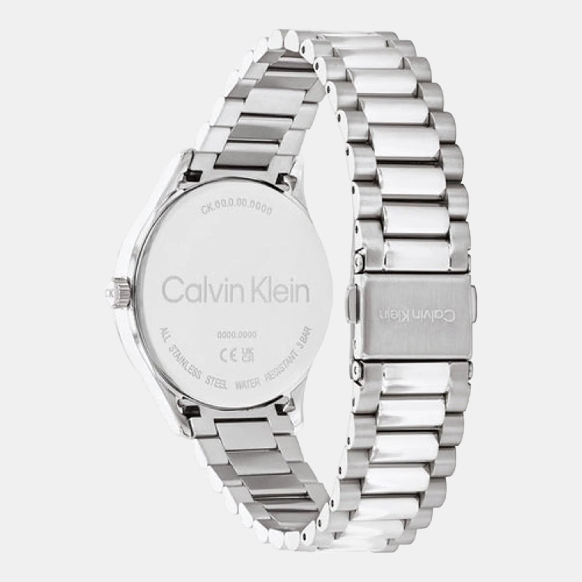 Ck Burst Unisex Quartz Blue Dial Analog Stainless Steel Watch 25200230 - Image 3