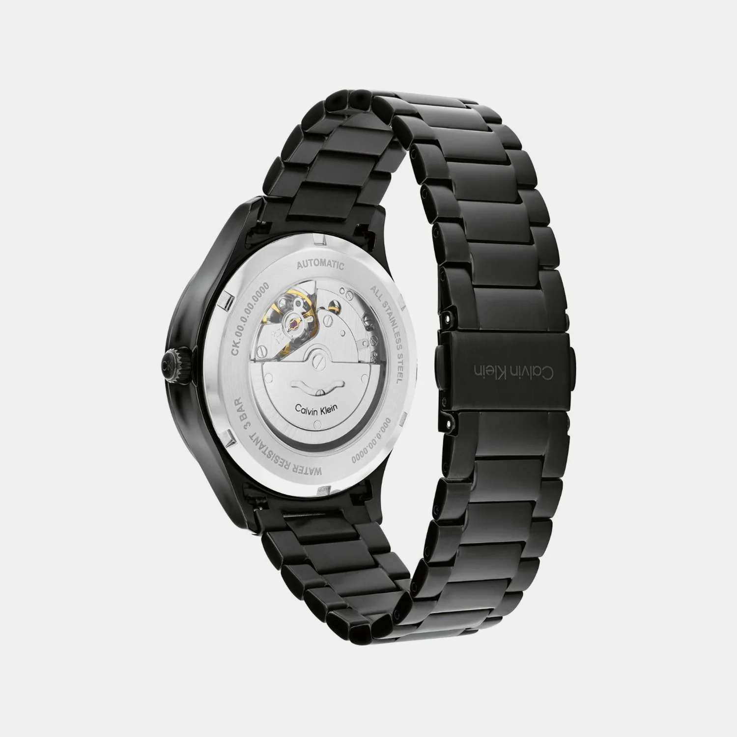 Ck Iconic Men Automatic Black Dial Analog Stainless Steel Watch 25300023 - Image 3