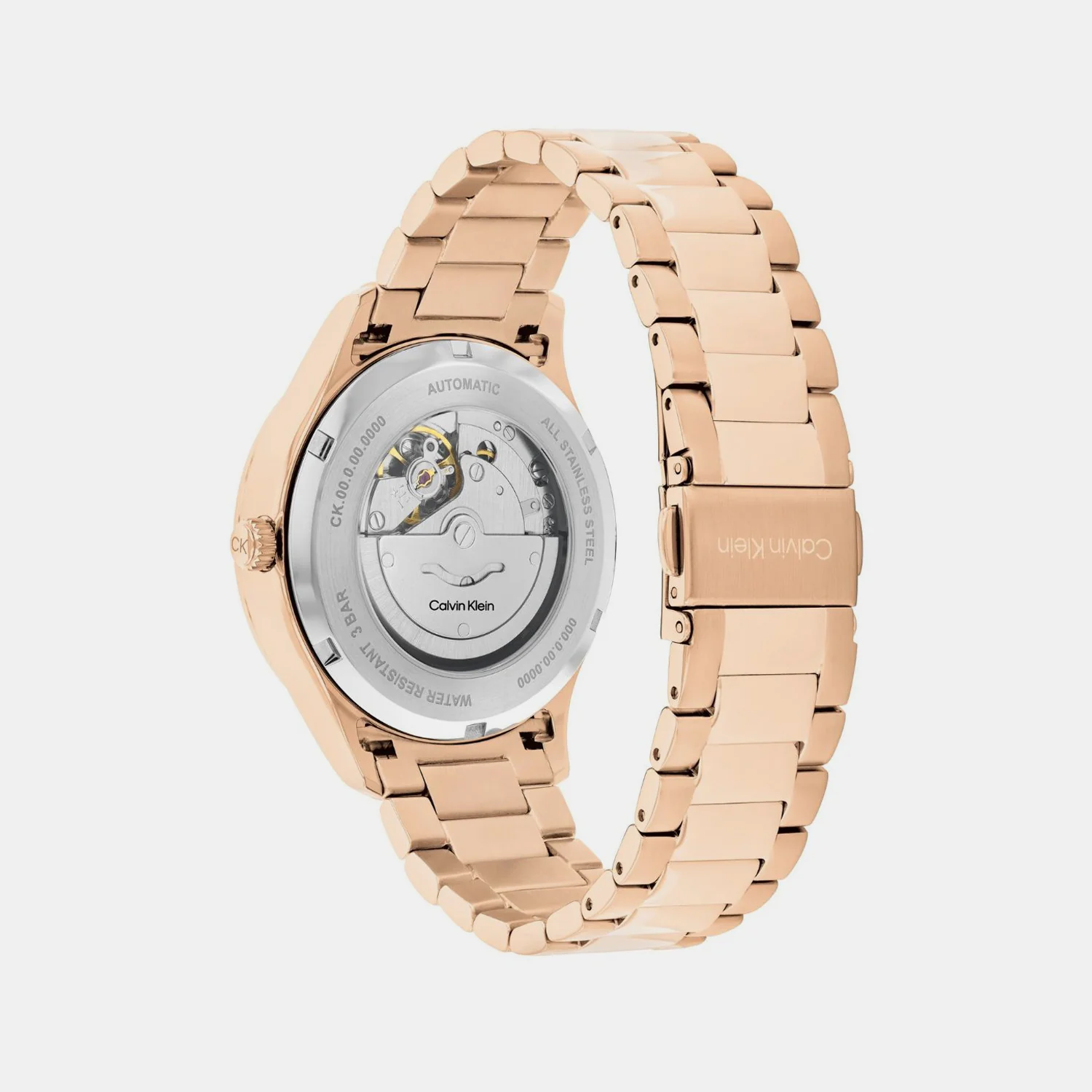 Ck Iconic Unisex Automatic Grey Dial Analog Stainless Steel Watch 25300025 - Image 3