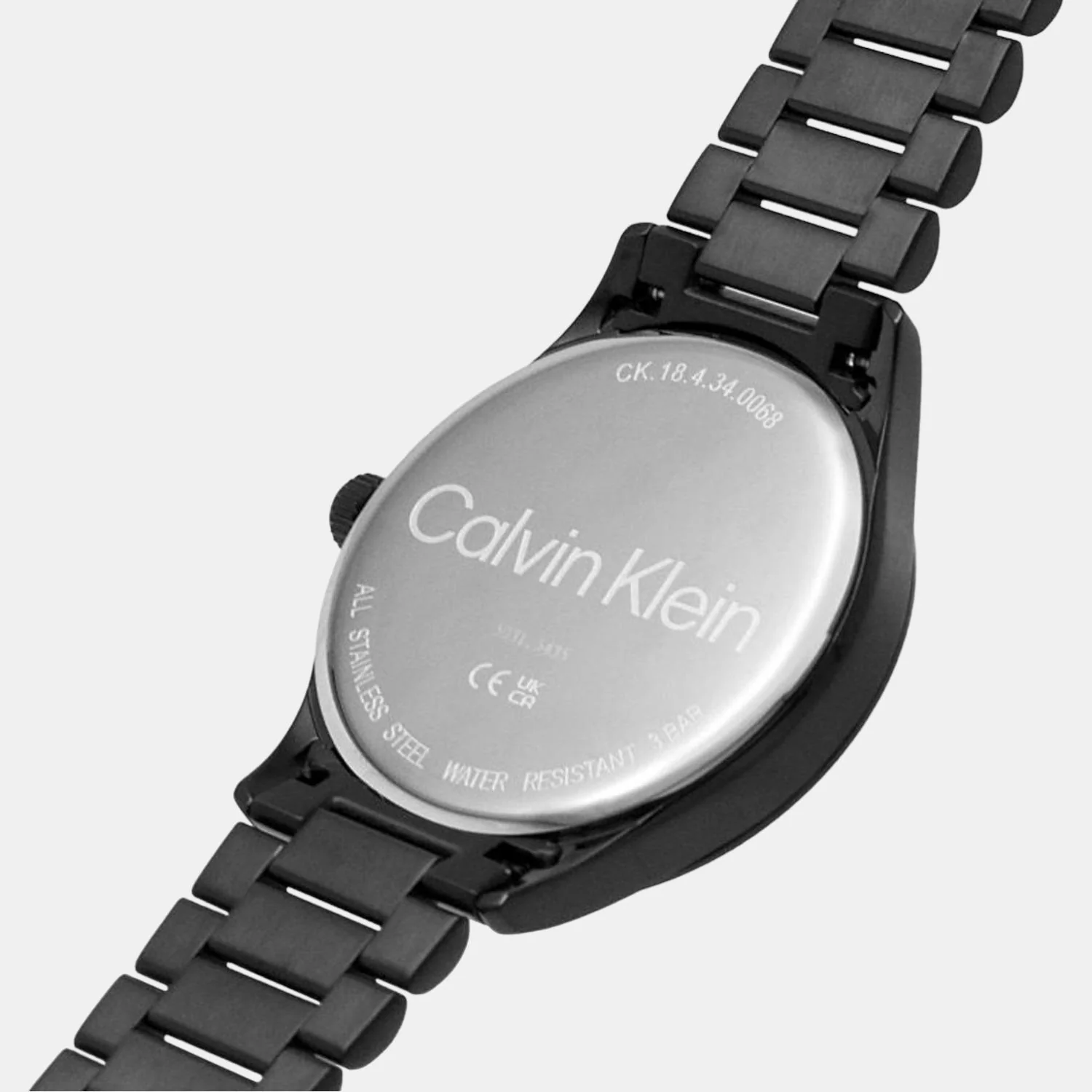 Ck Iconic Unisex Quartz Black Dial Analog Stainless Steel Watch 25200040 - Image 6