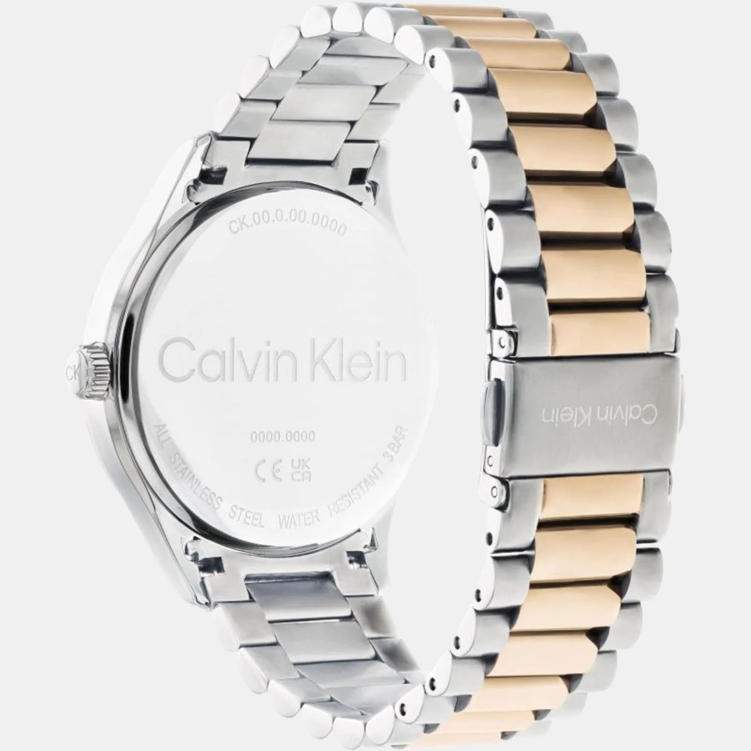 Ck Iconic Unisex Quartz Blue Dial Analog Stainless Steel Watch 25200165 - Image 2