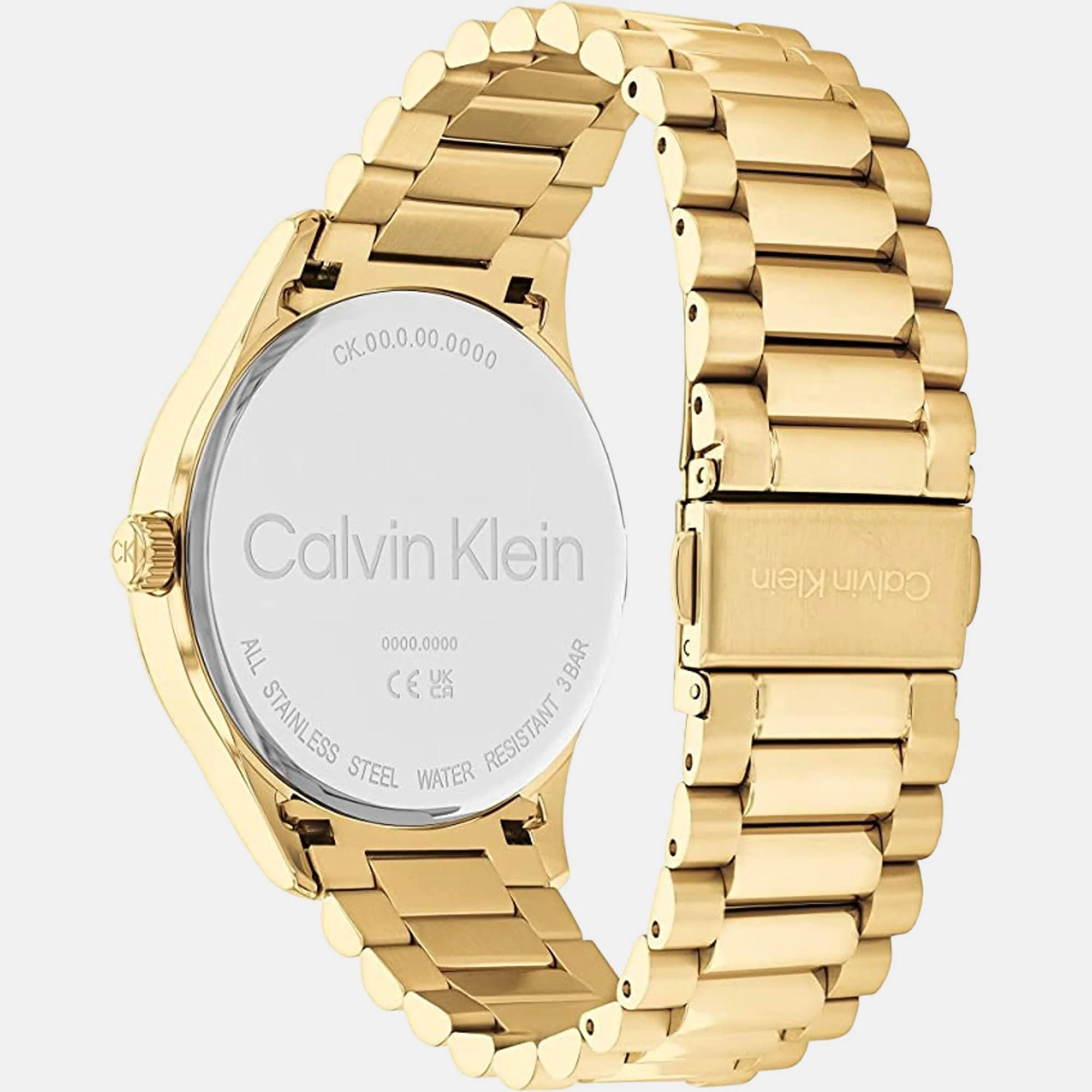 Ck Iconic Unisex Quartz Green Dial Analog Stainless Steel Watch 25200229 - Image 3
