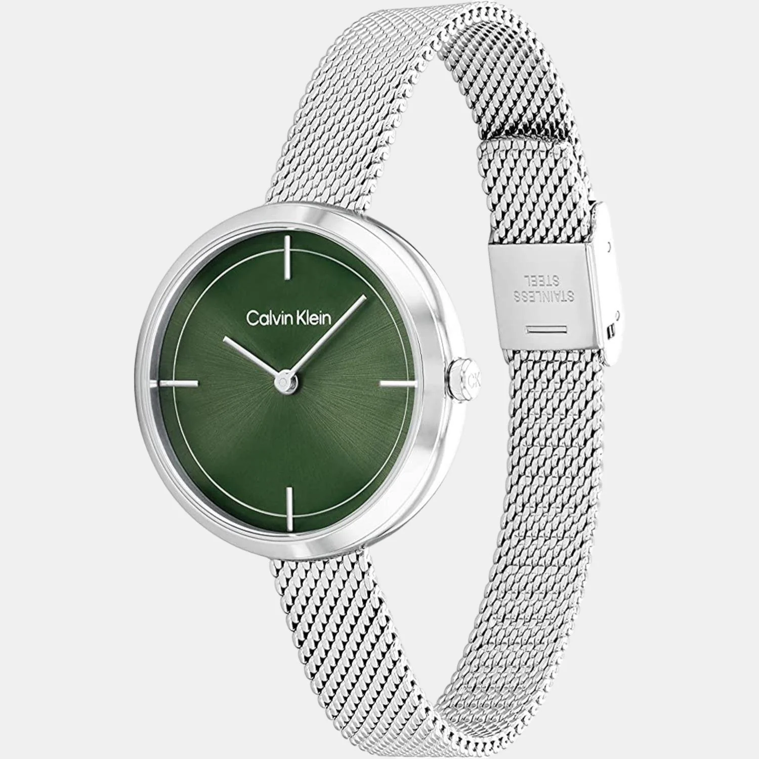 Ck Iconic Women Quartz Green Dial Analog Stainless Steel Watch 25200185 - Image 3