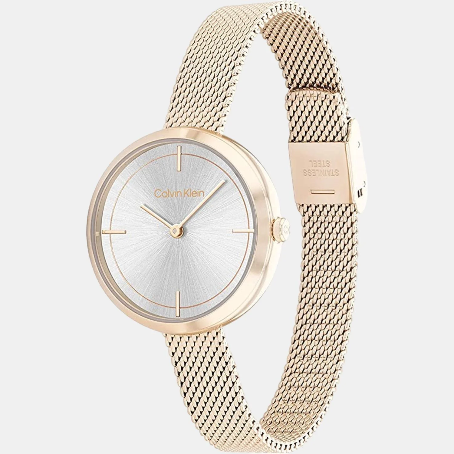 Ck Iconic Women Quartz Grey Dial Analog Stainless Steel Watch 25200187 - Image 2