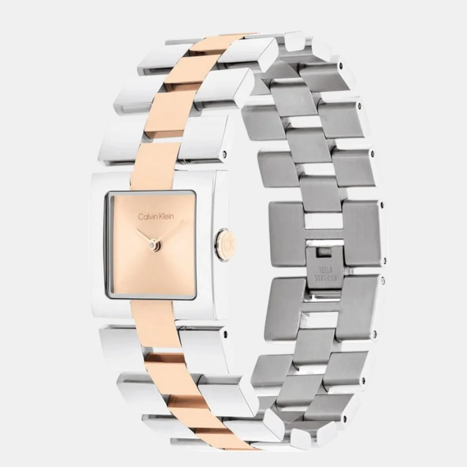 Ck Meridian Women Quartz Blush Dial Analog Stainless Steel Watch 25100092 - Image 3