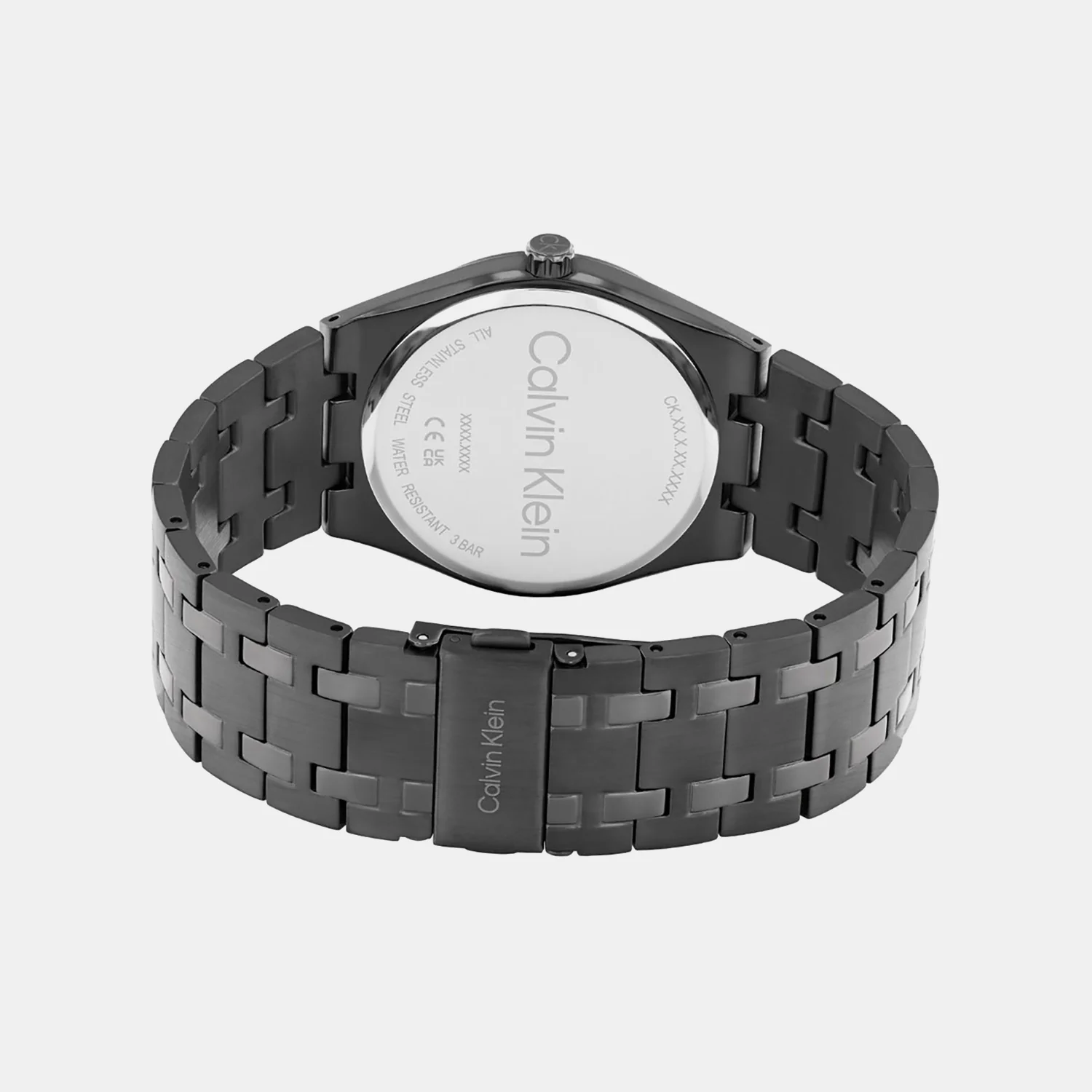 Ck Motion Men Quartz Grey Dial Multi-Function Stainless Steel Watch 25200538 - Image 4
