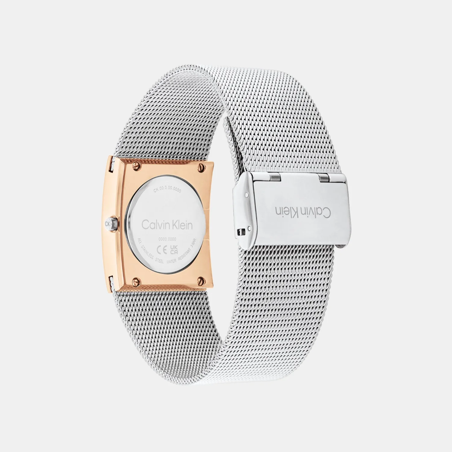 Ck Pulse Women Quartz Dual Tone Dial Analog Mesh Watch 25100063 - Image 3