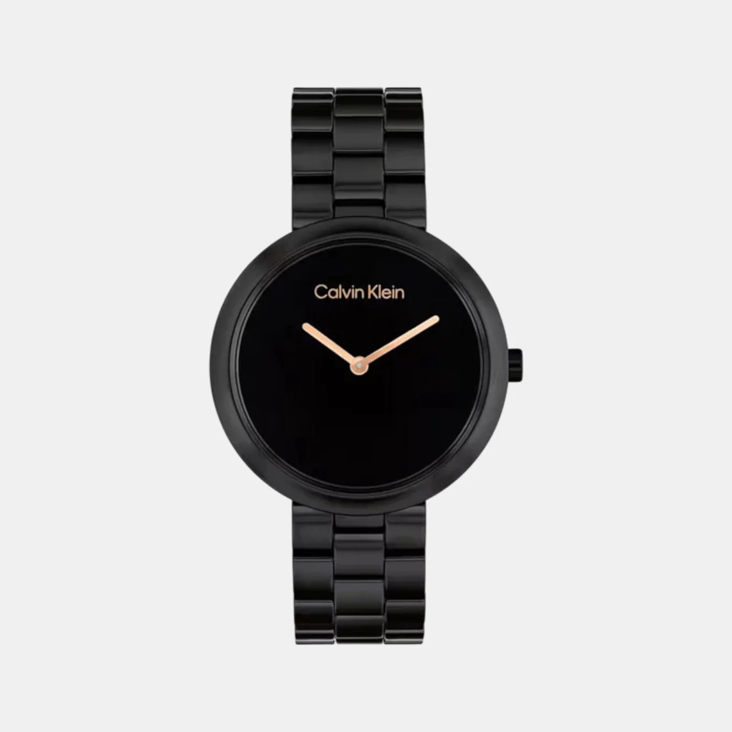 Ck Pure Women Quartz Black Dial Analog Ceramic Watch 25100075 - Image 3