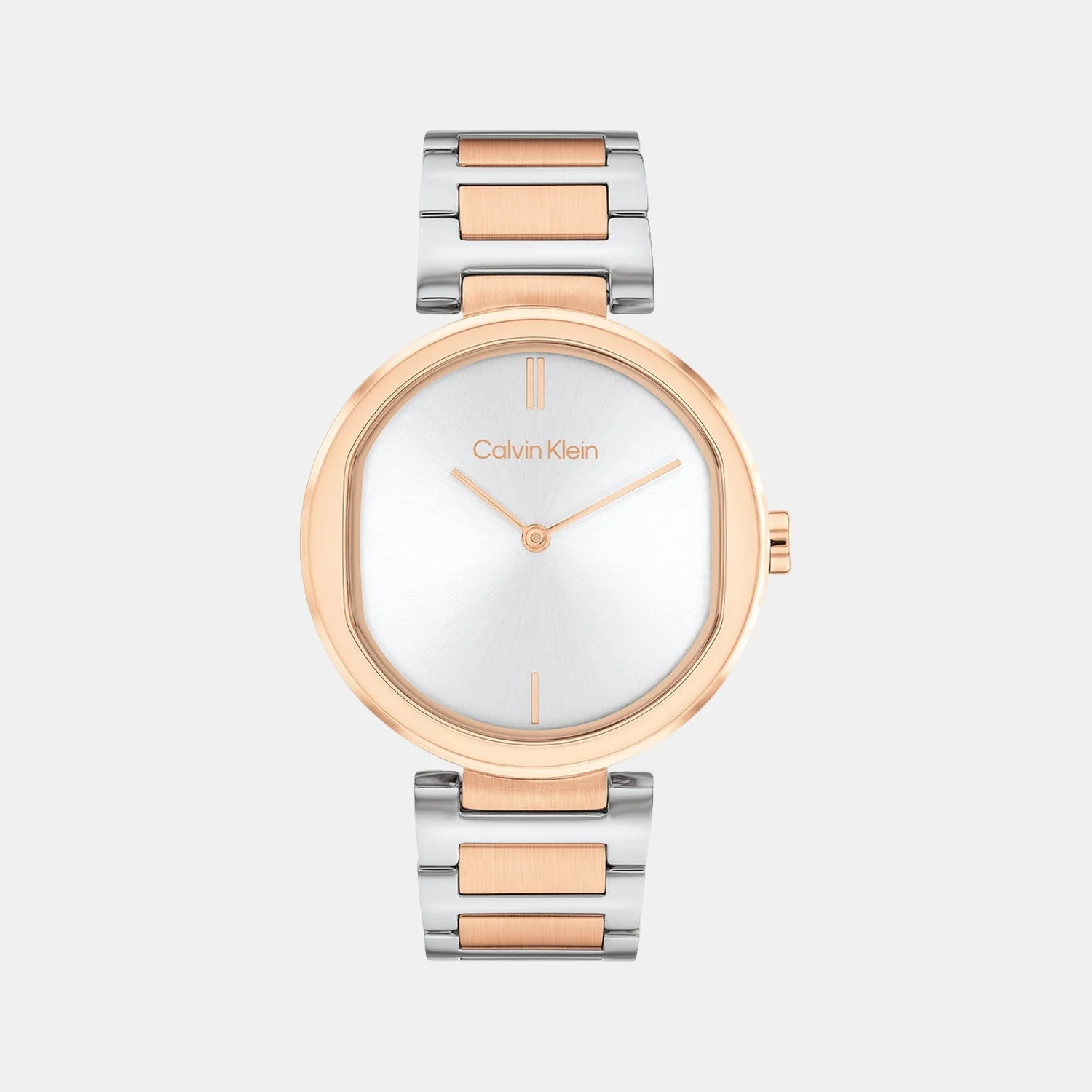 Ck Sensation Women Quartz Silver Dial Analog Stainless Steel Watch 25200251