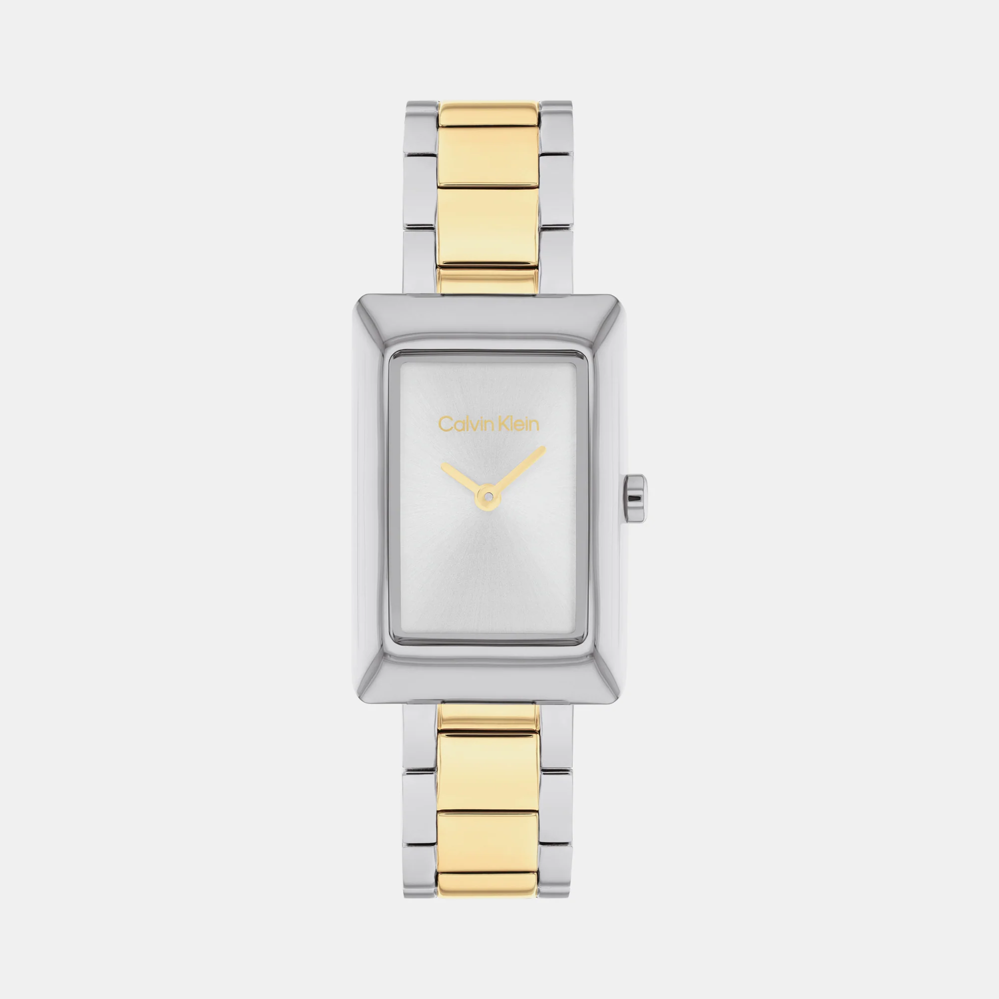 Ck Styled Women Quartz Silver Dial Analog Stainless Steel Watch 25200420