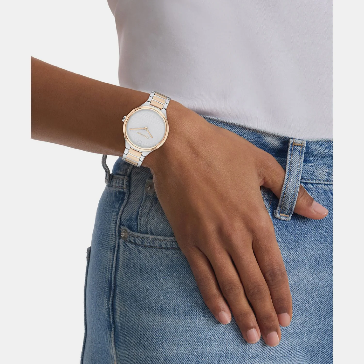 Delight Women Quartz Silver Dial Analog Stainless Steel Watch 25100049 - Image 4