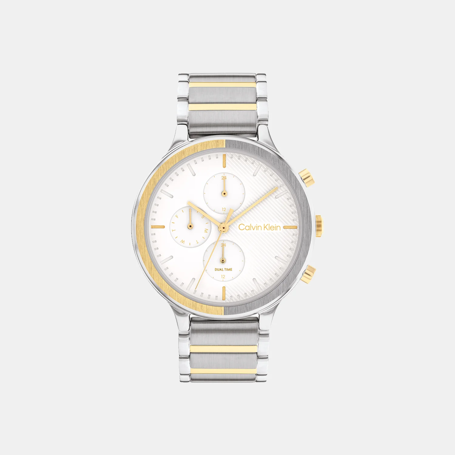 Energize Women Quartz White Dial Analog Stainless Steel Watch 25200239