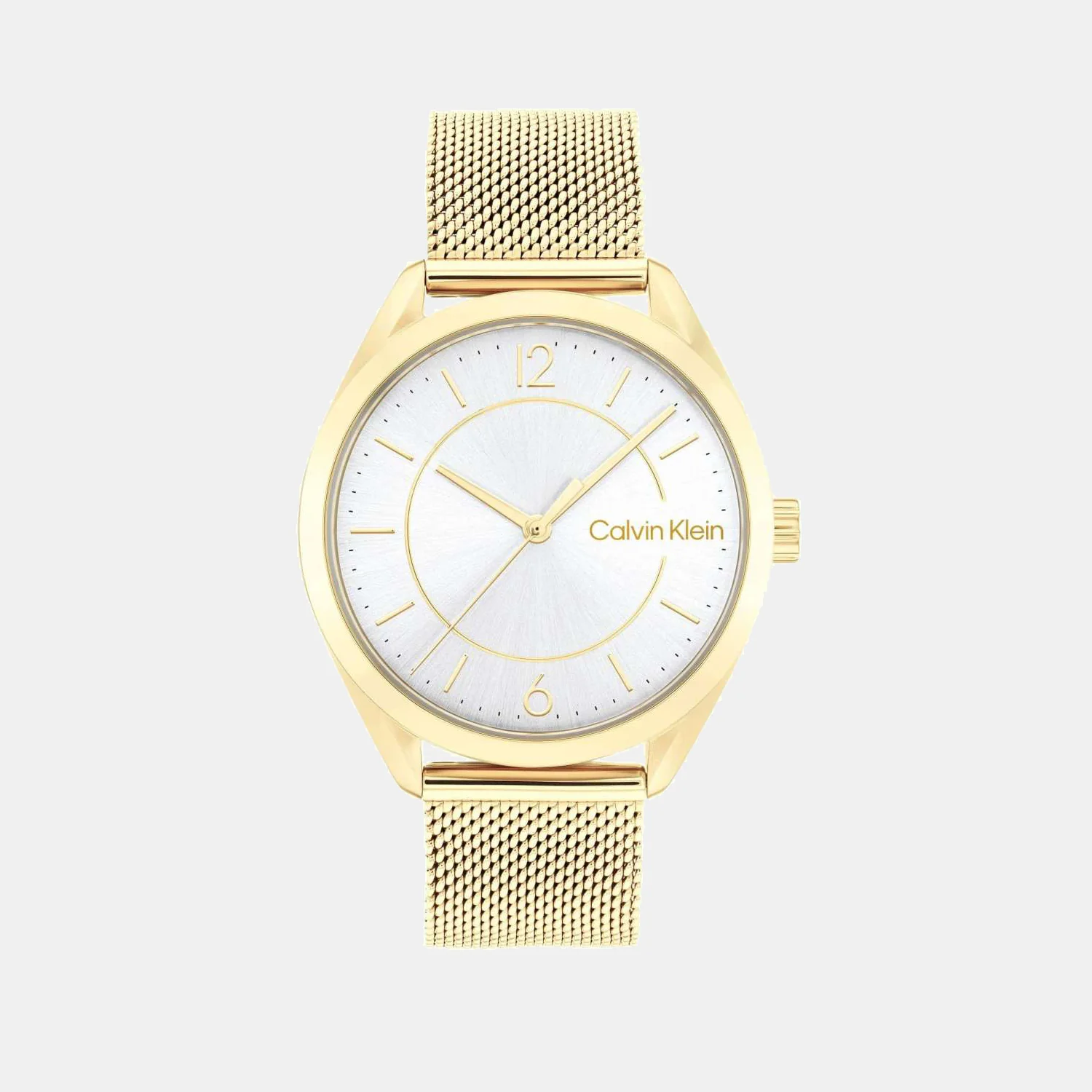 Essentials 3H Women Quartz Silver Dial Analog Stainless Steel Watch 25200195