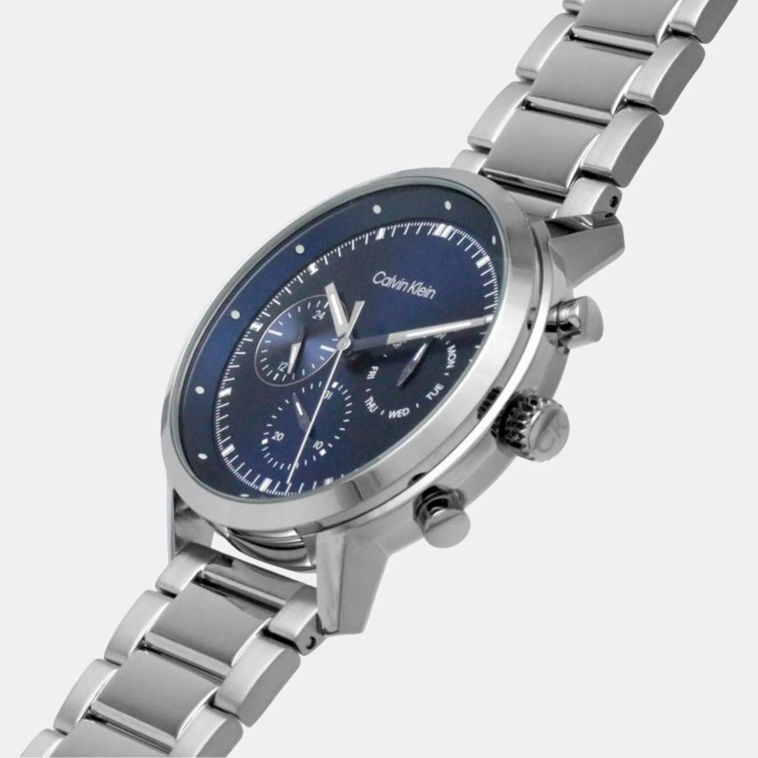 Gauge Men Quartz Blue Dial Chronograph Stainless Steel Watch 25200063 - Image 6