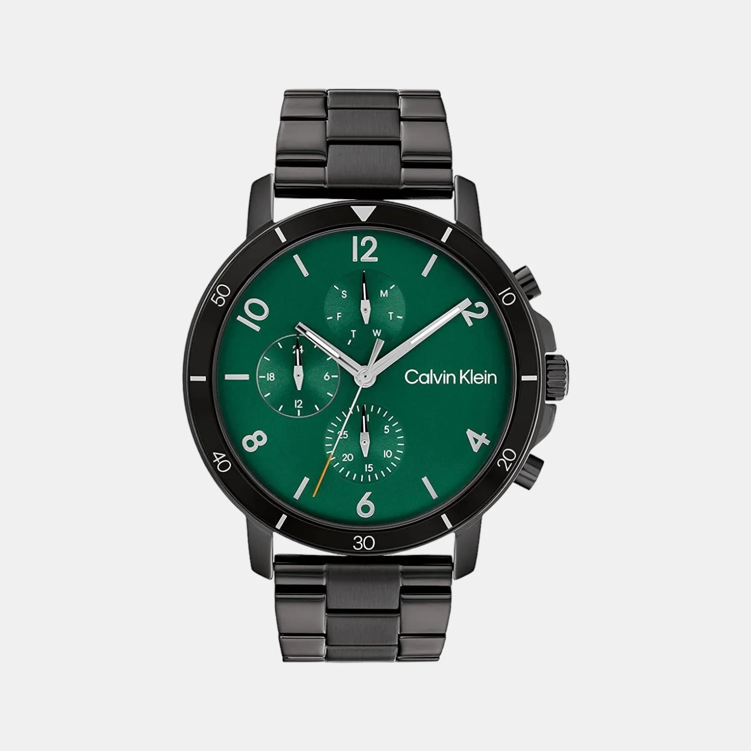 Gauge Sport Men Quartz Green Dial Chronograph Stainless Steel Watch 25200069