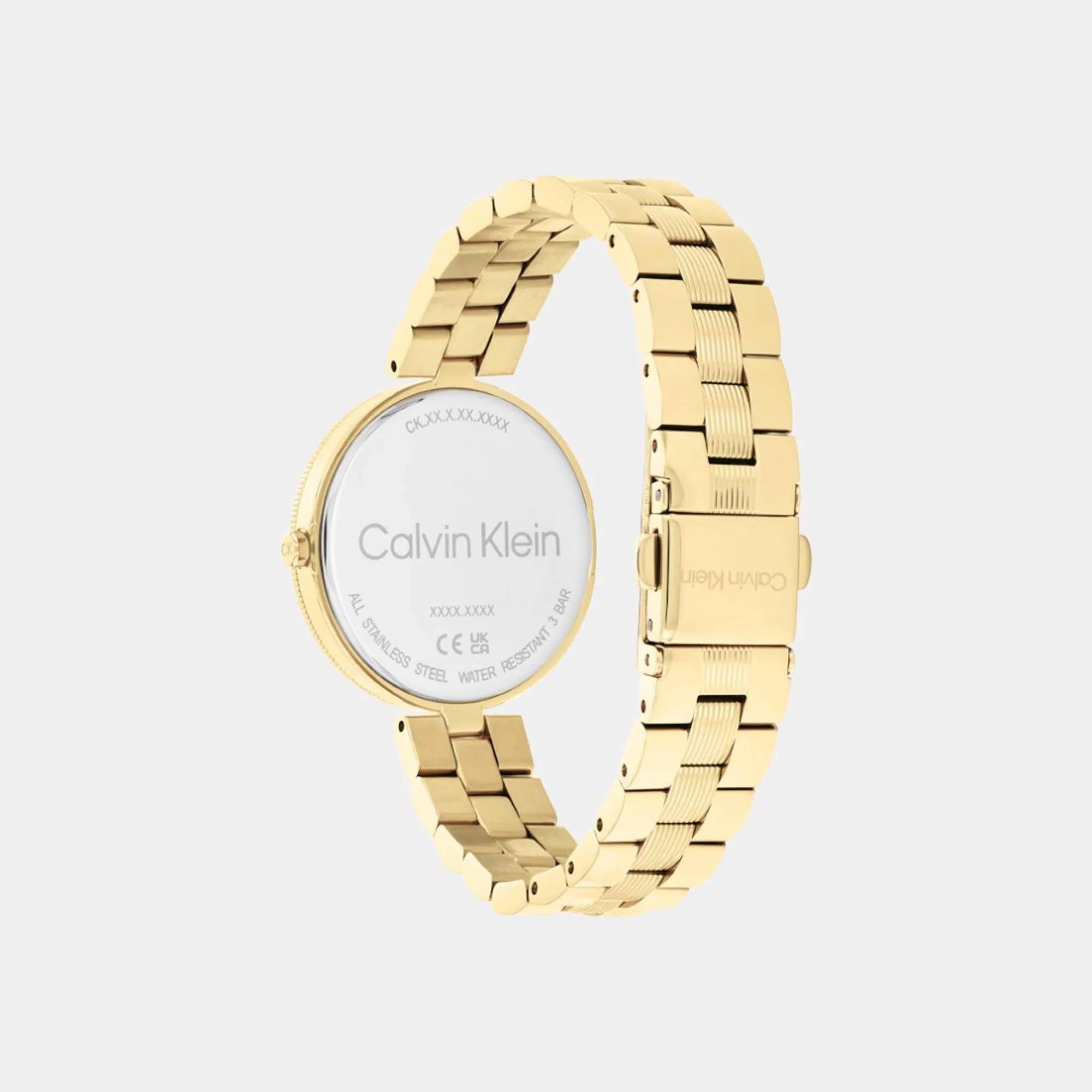 Gleam Women Quartz Light Champagne Dial Analog Stainless Steel Watch 25100014 - Image 3