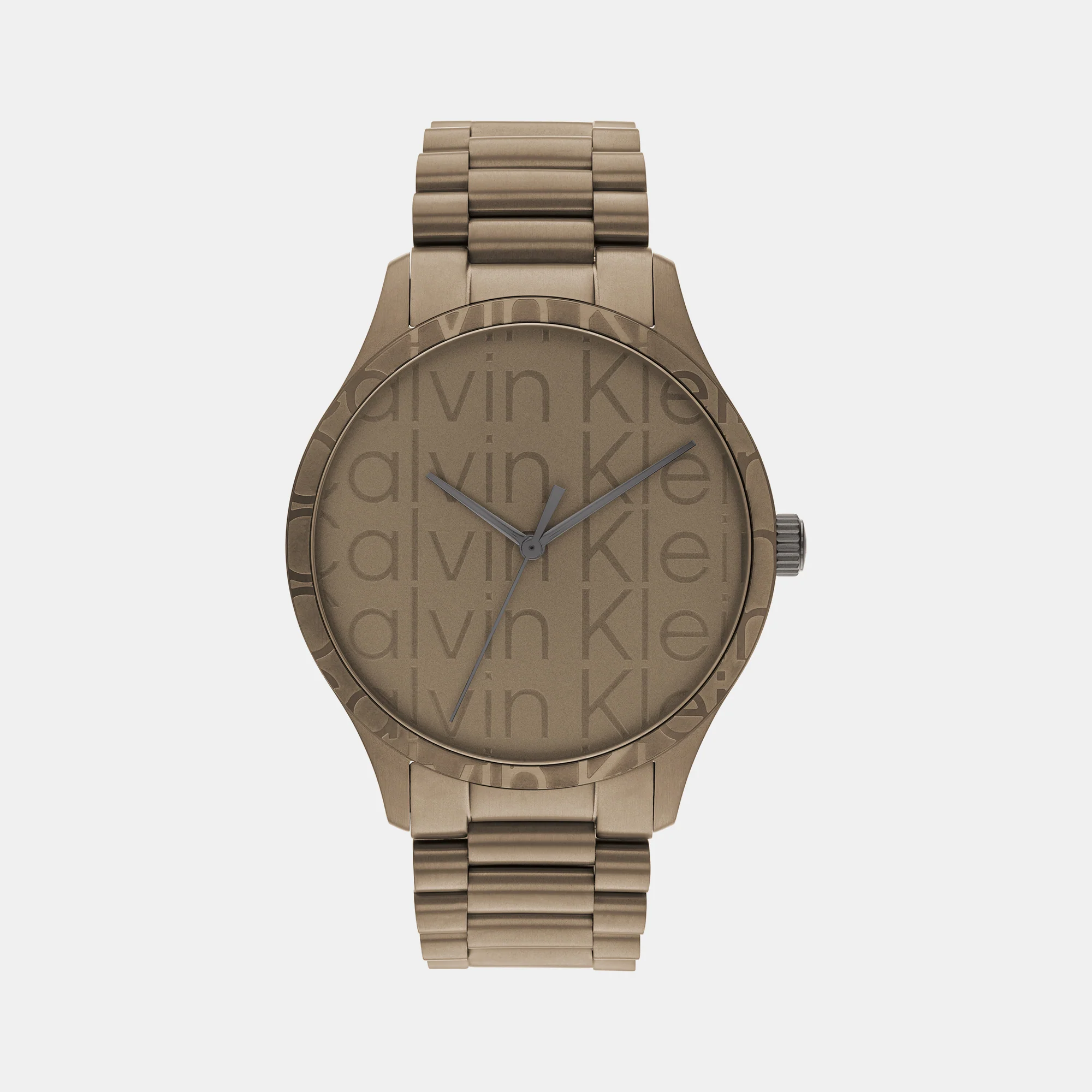 Iconic Unisex Quartz Khaki Dial Analog Stainless Steel Watch 25200343 - Image 2