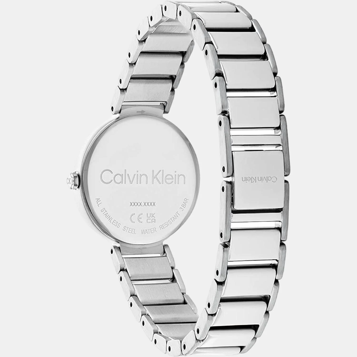 Minimalistic T Bar Women Quartz Pink Dial Analog Stainless Steel Watch 25200138 - Image 3