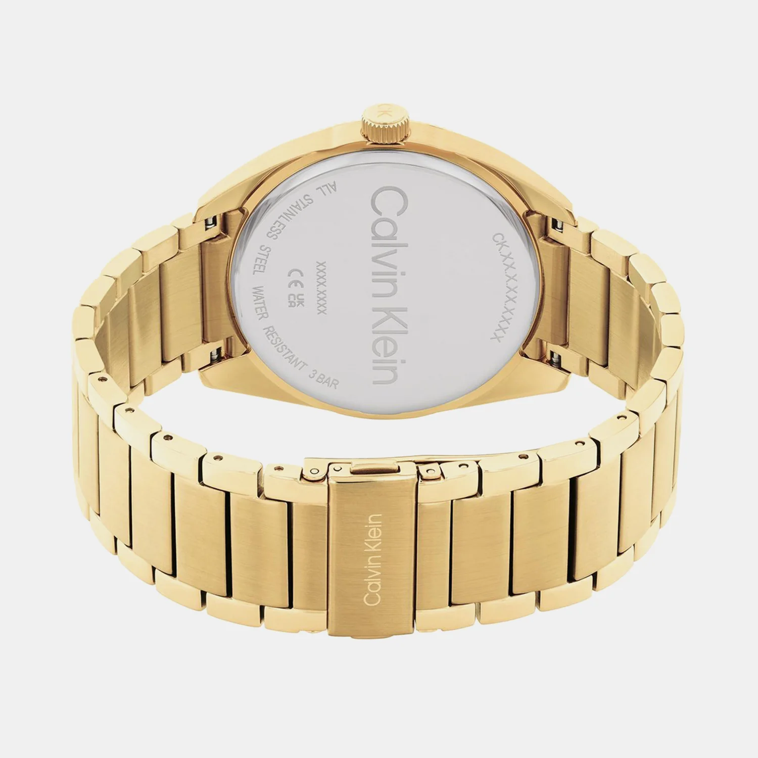 Progress Men Quartz Gold Dial Analog Stainless Steel Watch 25200447 - Image 5
