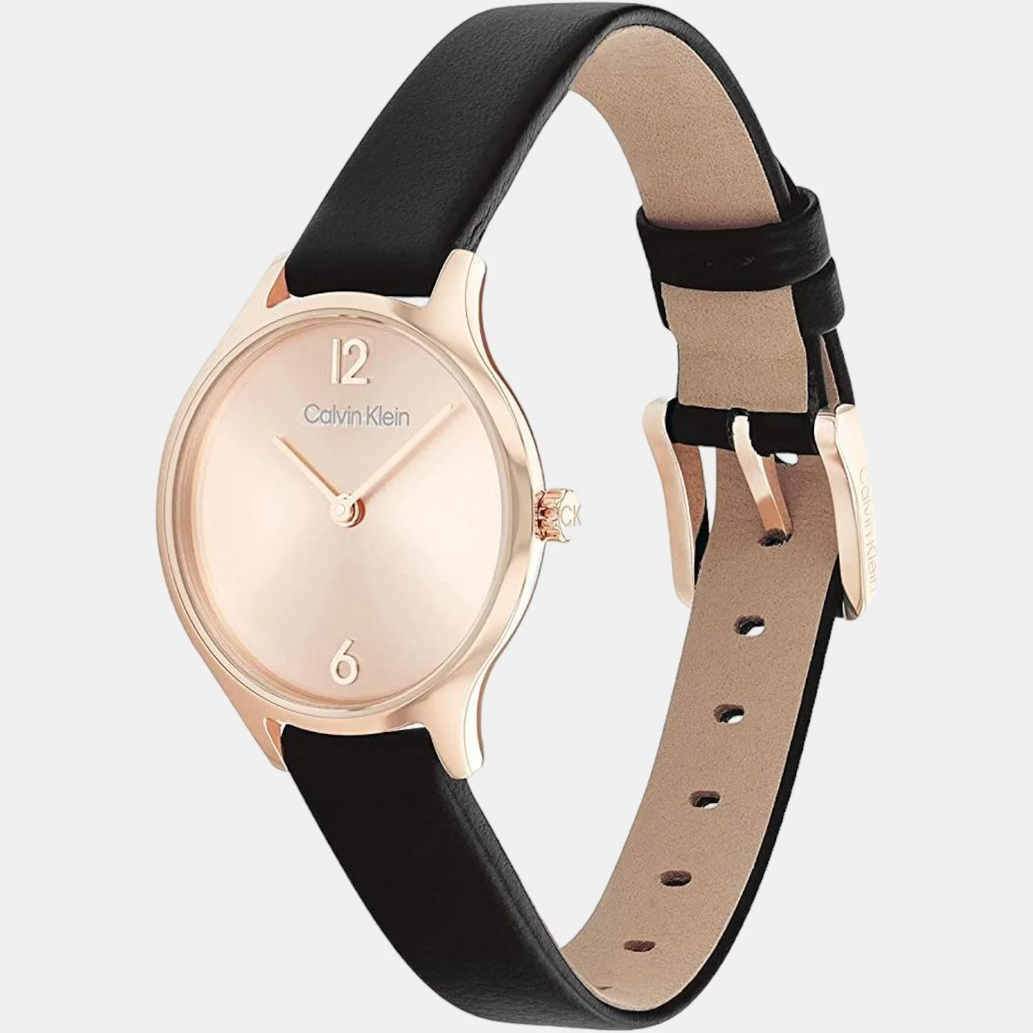 Timeless Women Quartz Gold Dial Analog Leather Watch 25200060 - Image 2
