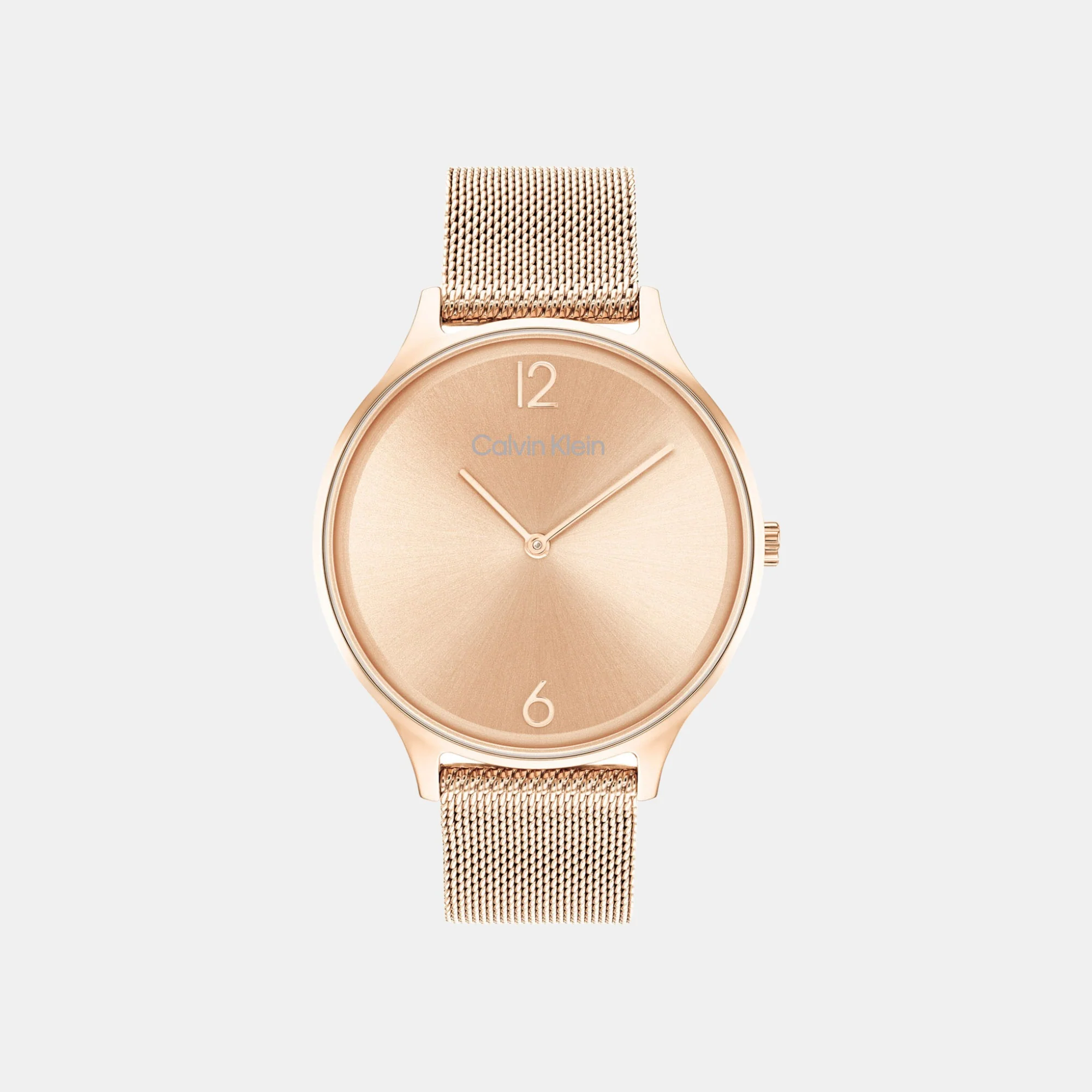 Timeless Women Quartz Rose Gold Dial Analog Stainless Steel Watch 25200268