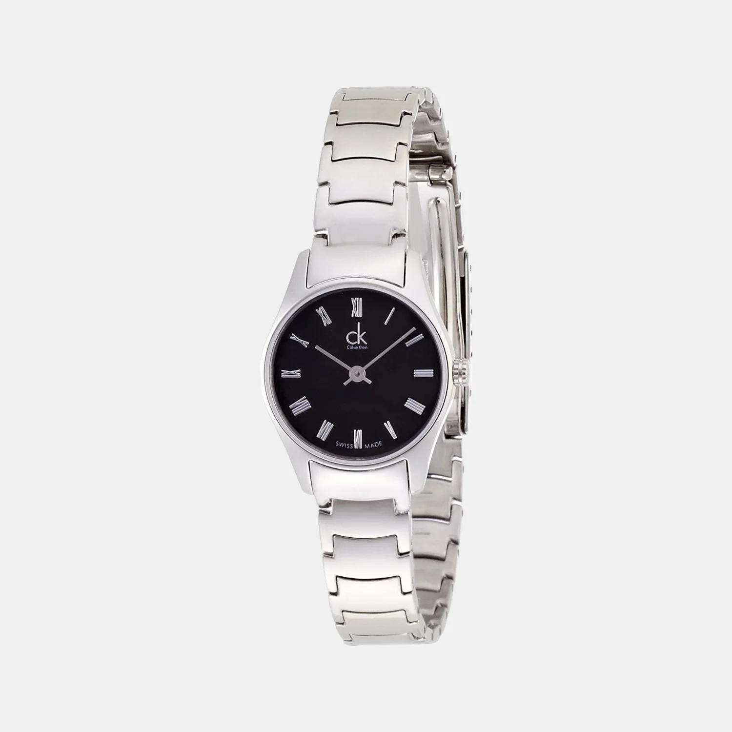 Women Quartz Black Dial Analog Stainless Steel Watch K4D2314Y