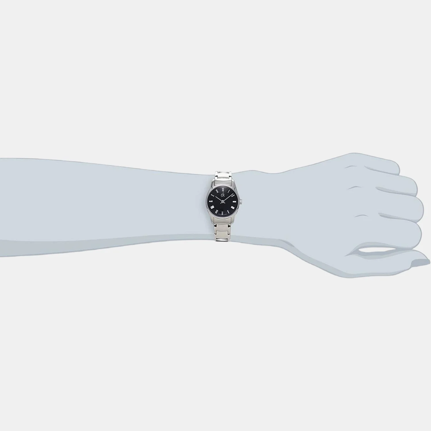 Women Quartz Black Dial Analog Stainless Steel Watch K4D2314Y - Image 4