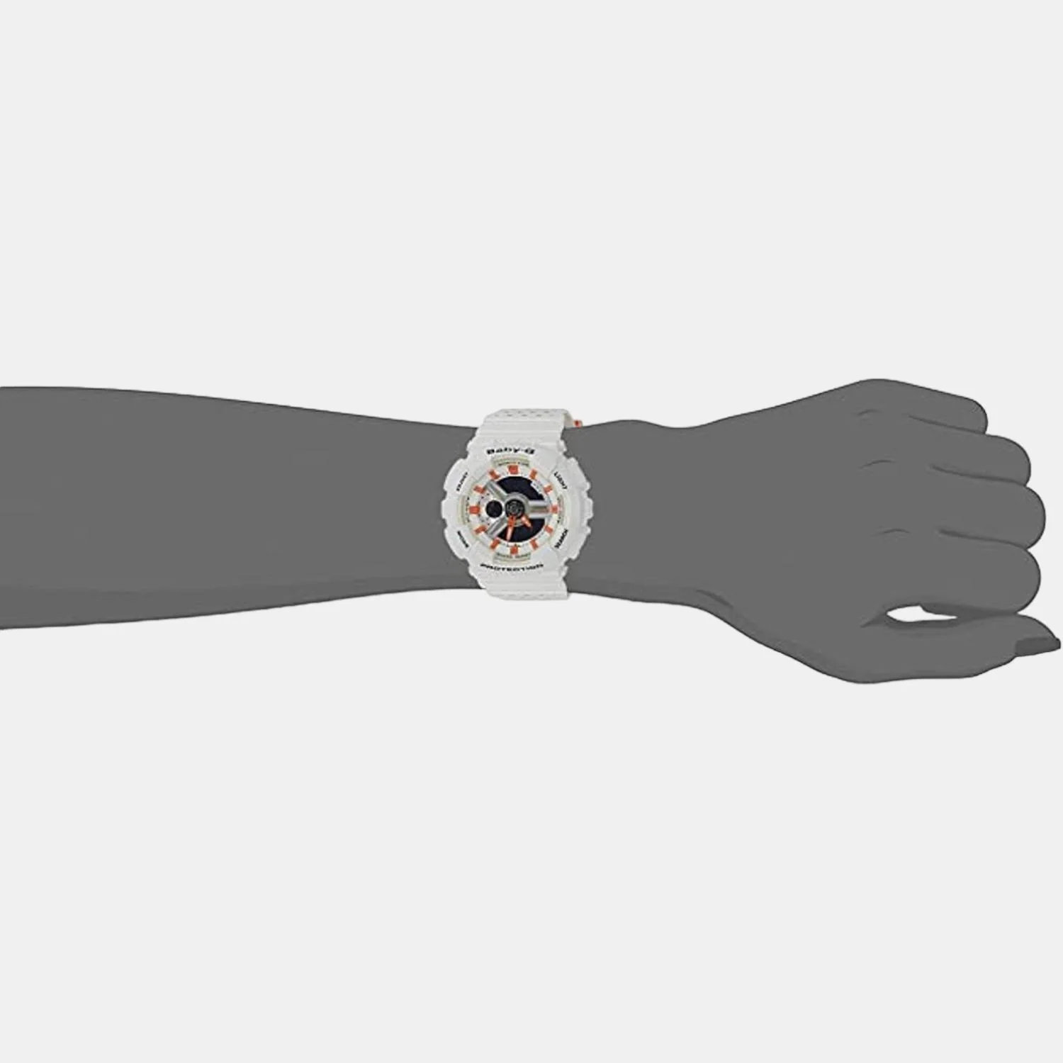 Baby-G Unisex Quartz Black Dial Analog-Digital Resin Watch B180 - Image 4