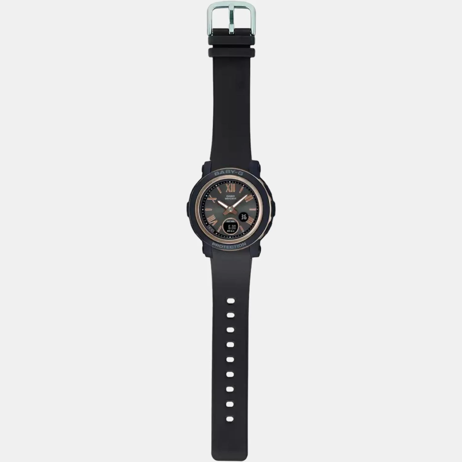 Baby-G Women Quartz Black Dial Analog-Digital Resin Watch B218 - Image 6