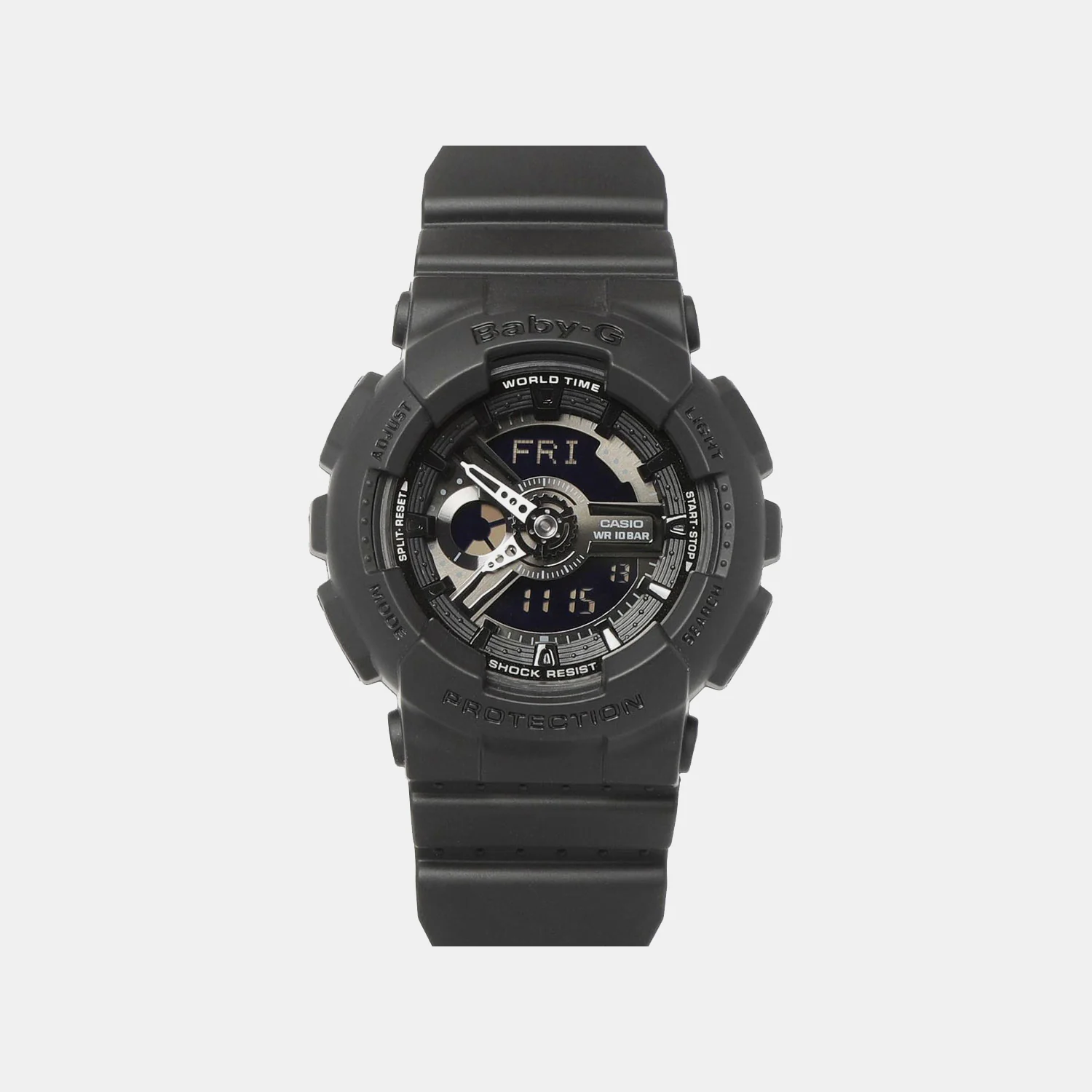 Baby-G Women Quartz Black Dial Analog-Digital Resin Watch BX023